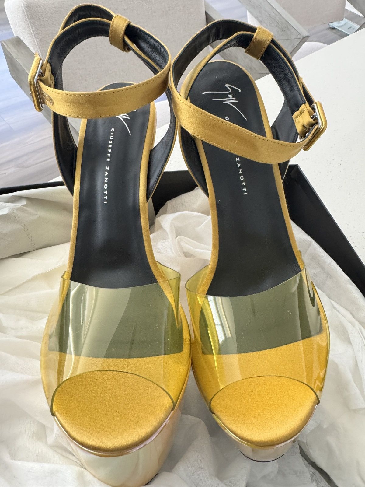 Giuseppe Zanotti Tarifa Plexi platform Size US 10 / IT 40 - 1 Thumbnail