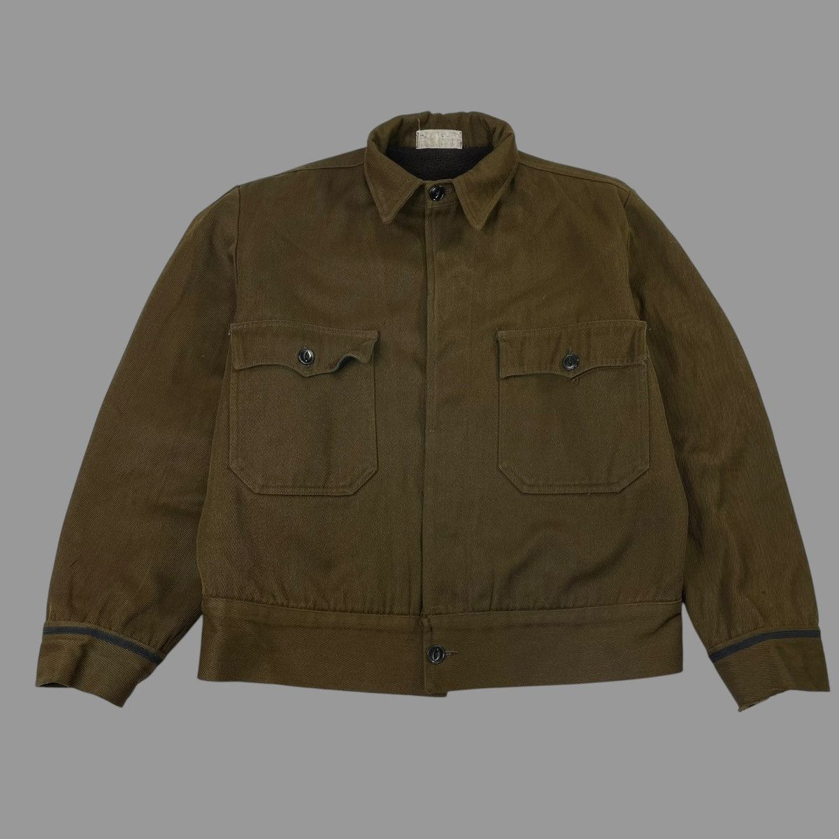 Vintage Vintage 1950s brown whipcord jacket Size US M / EU 48-50 / 2 - 1 Thumbnail