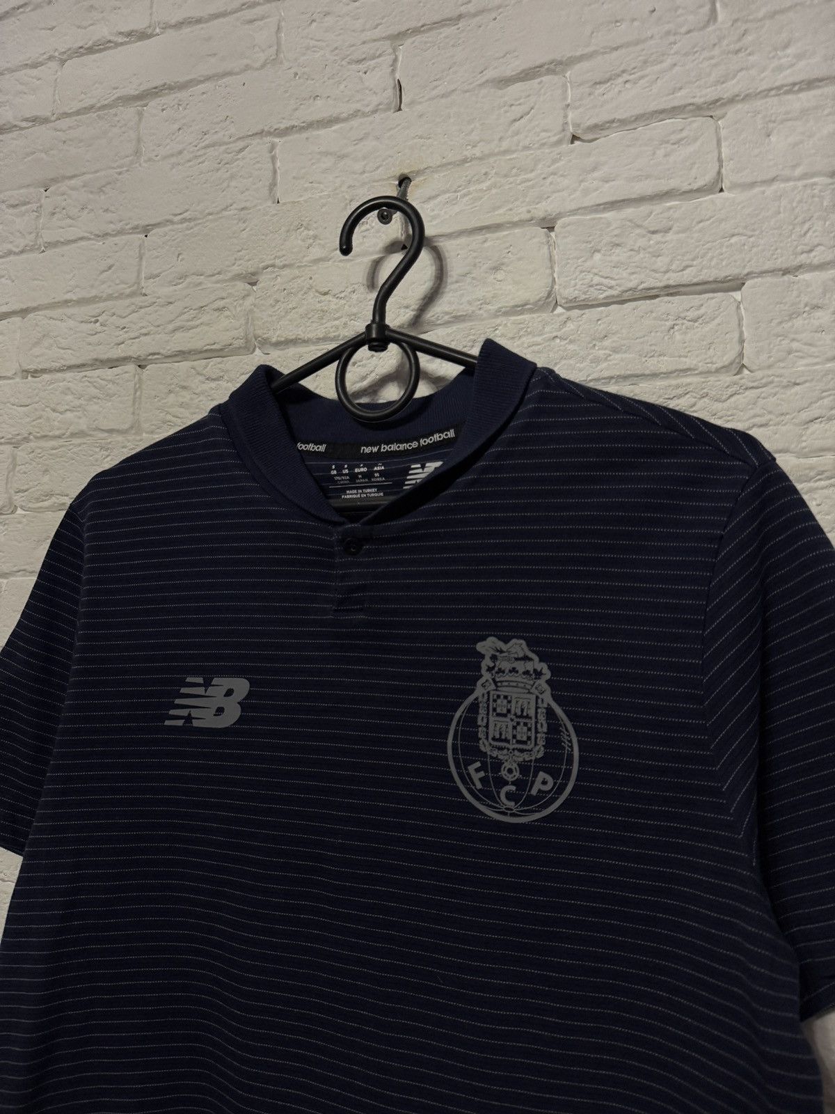New Balance New Balance Porto Pre Match Polo Shirt Striped Sz S Size US S / EU 44-46 / 1 - 2 Thumbnail