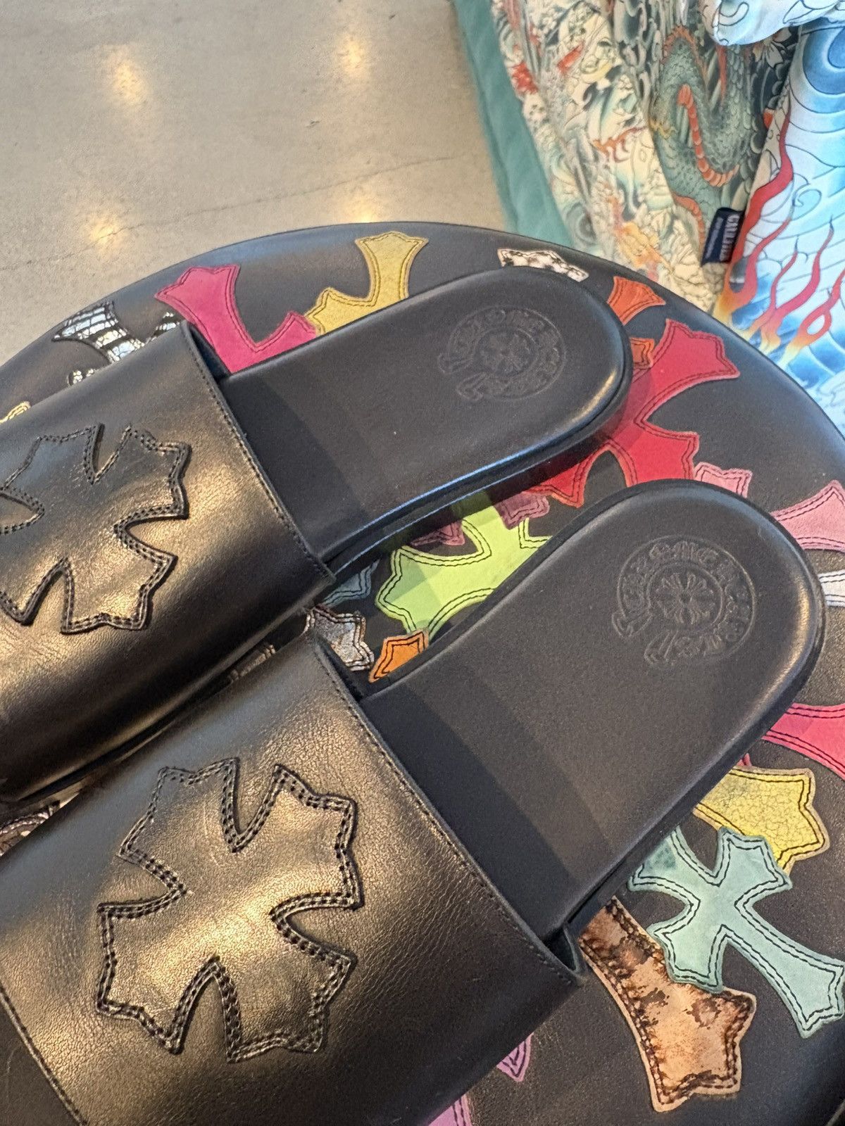 Chrome Hearts Chrome hearts slippers Size US 10 / EU 43 - 2 Thumbnail