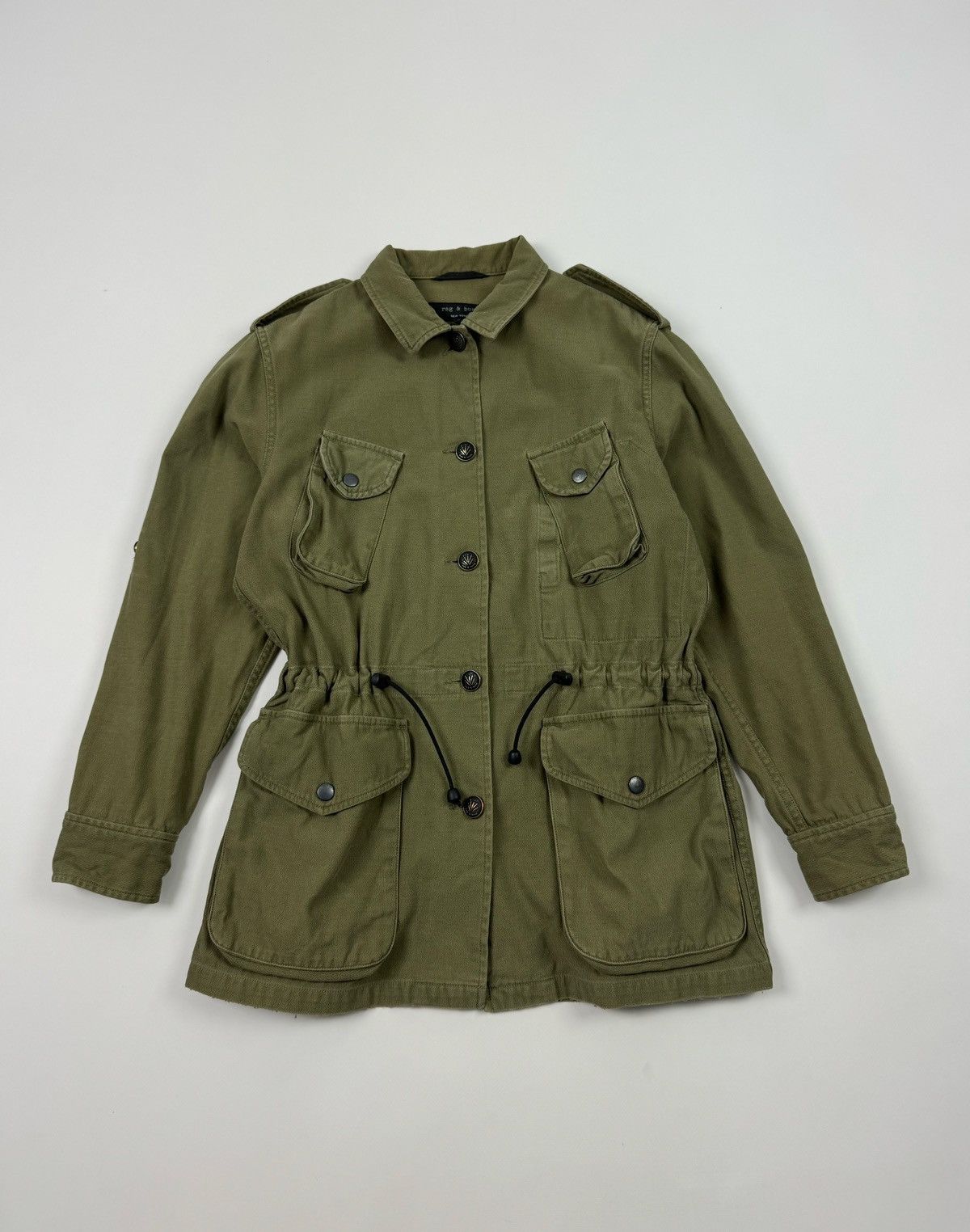 Rag & Bone Rag & Bone New York Jungle Cotton Jacket Size XS / US 0-2 / IT 36-38 - 2 Thumbnail