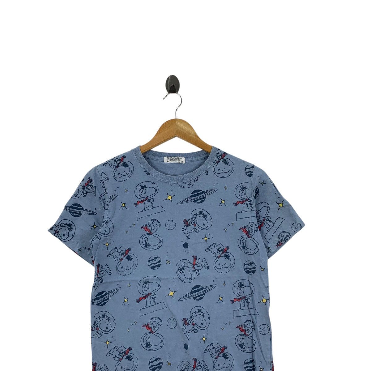 Peanuts PEANUTS SNOOPY AEROSPACE Astronaut AOP Tee Shirt Top Size S / US 4 / IT 40 - 2 Thumbnail