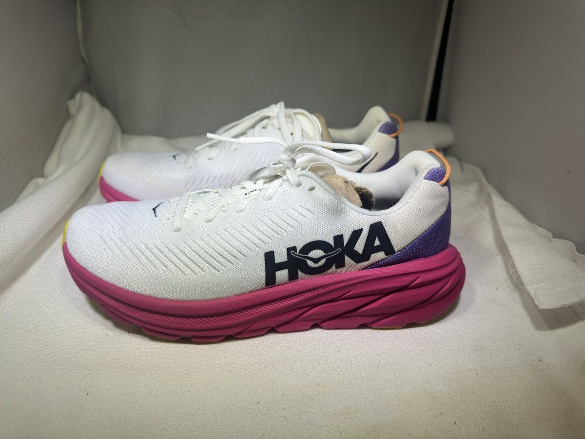 Hoka New Hoka Rincon 3 Synthetic Textile White Women's 7B Size US 7 / IT 37 - 1 Thumbnail
