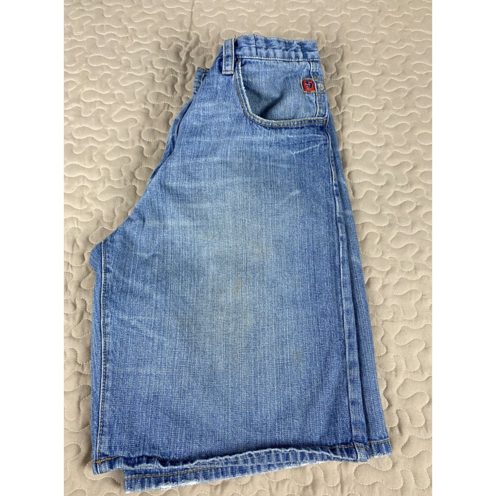 Denime VINTAGE Shady LTD Mens Denim Blue Jean Shorts Sz 36 Eminem Hip Hop Size US 36 / EU 52 - 4 Thumbnail