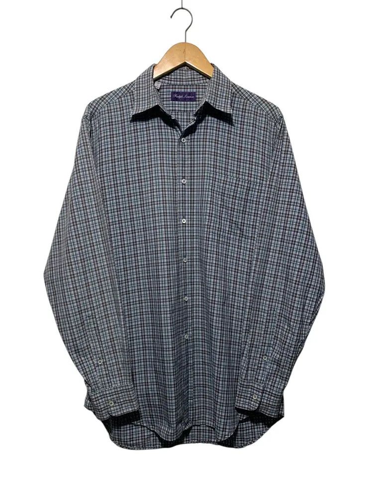 Ralph Lauren Purple Label Vintage RL Purple Label plaid cotton shirt Size US M / EU 48-50 / 2 - 1 Thumbnail