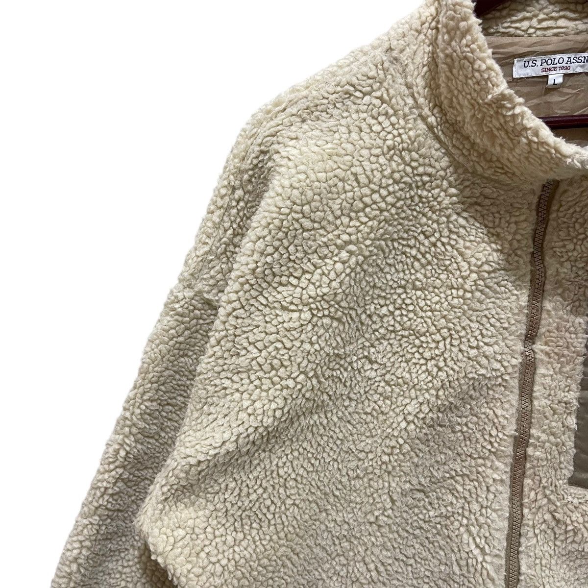 Polo Ralph Lauren × U.S. Polo Assn. US Polo Assn Shearling Deep Pile Zipper Jacket Size US L / EU 52-54 / 3 - 4 Thumbnail