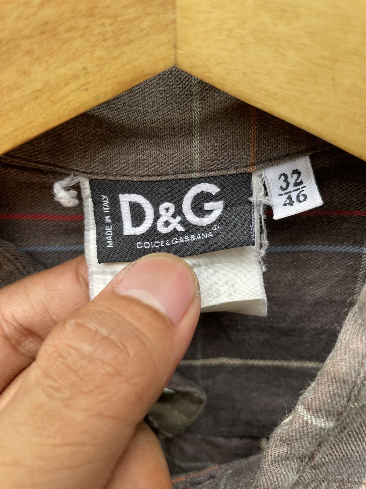 Dolce & Gabbana Dolce & Gabbana Plaid Shirt Mix Army Size US M / EU 48-50 / 2 - 7 Thumbnail