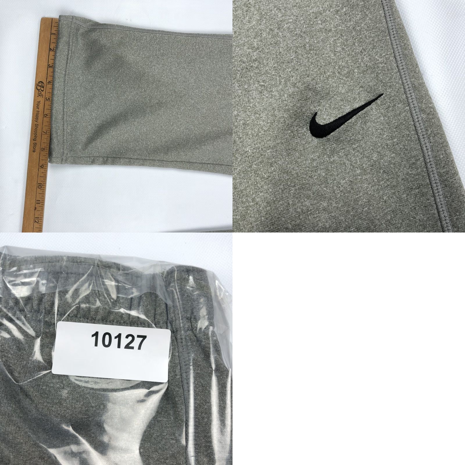 Nike Nike Therma-FIT Activewear Pants Mens M Heather Grey Drawstring Sweatpants Size US 31 - 9 Thumbnail