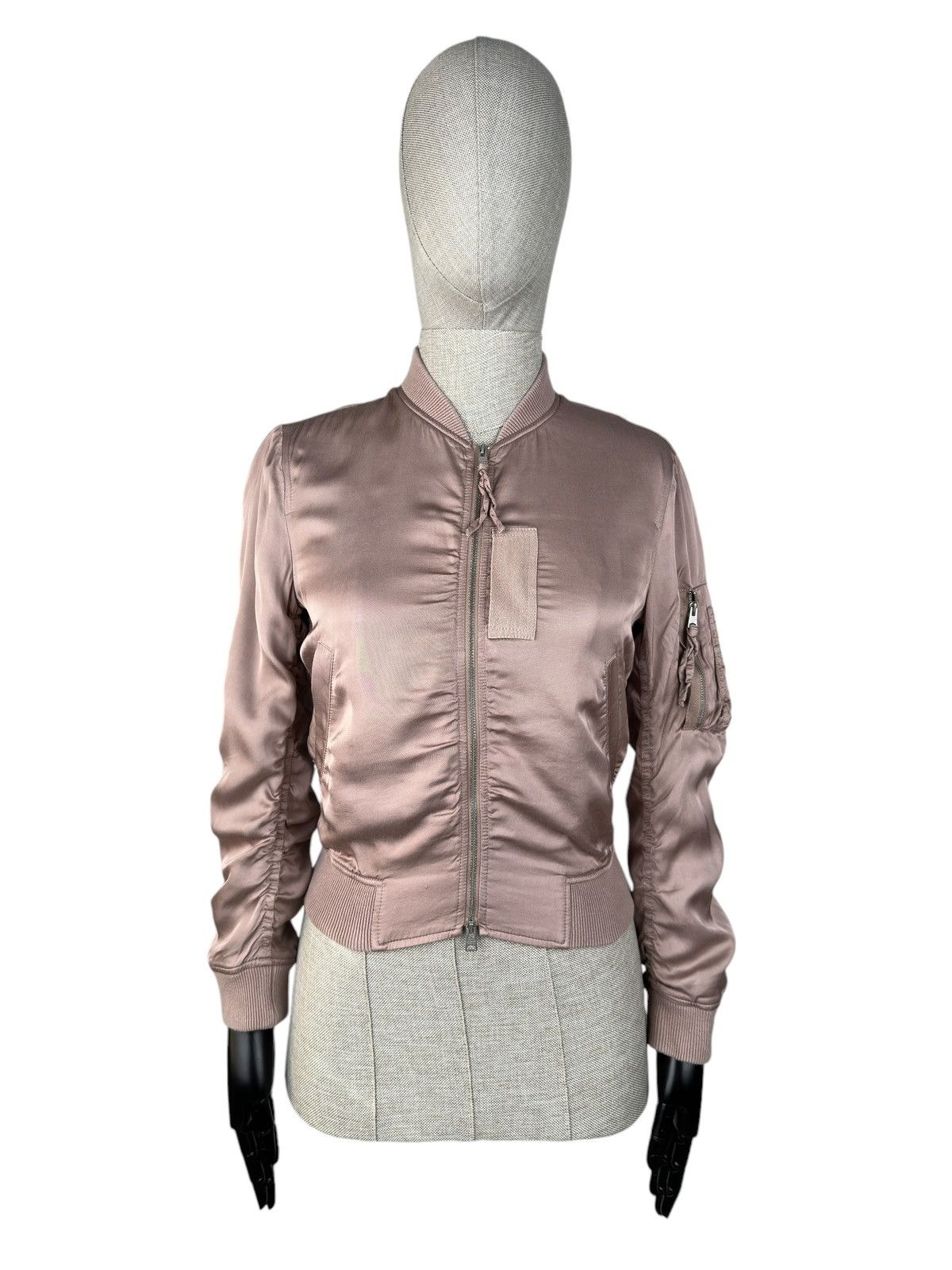 Allsaints ALLSAINTS MA-1 Kuma Bomber Jacket 100% Rayon Size XS / US 0-2 / IT 36-38 - 1 Thumbnail
