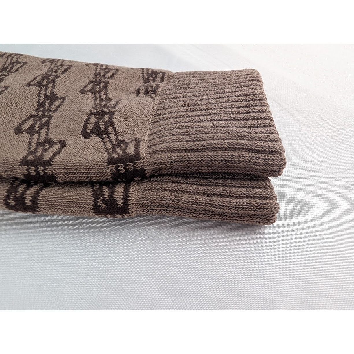 Balenciaga o1rshd1 Size: L / Socks BB Monogram Tennis in Beige Size ONE SIZE - 4 Thumbnail