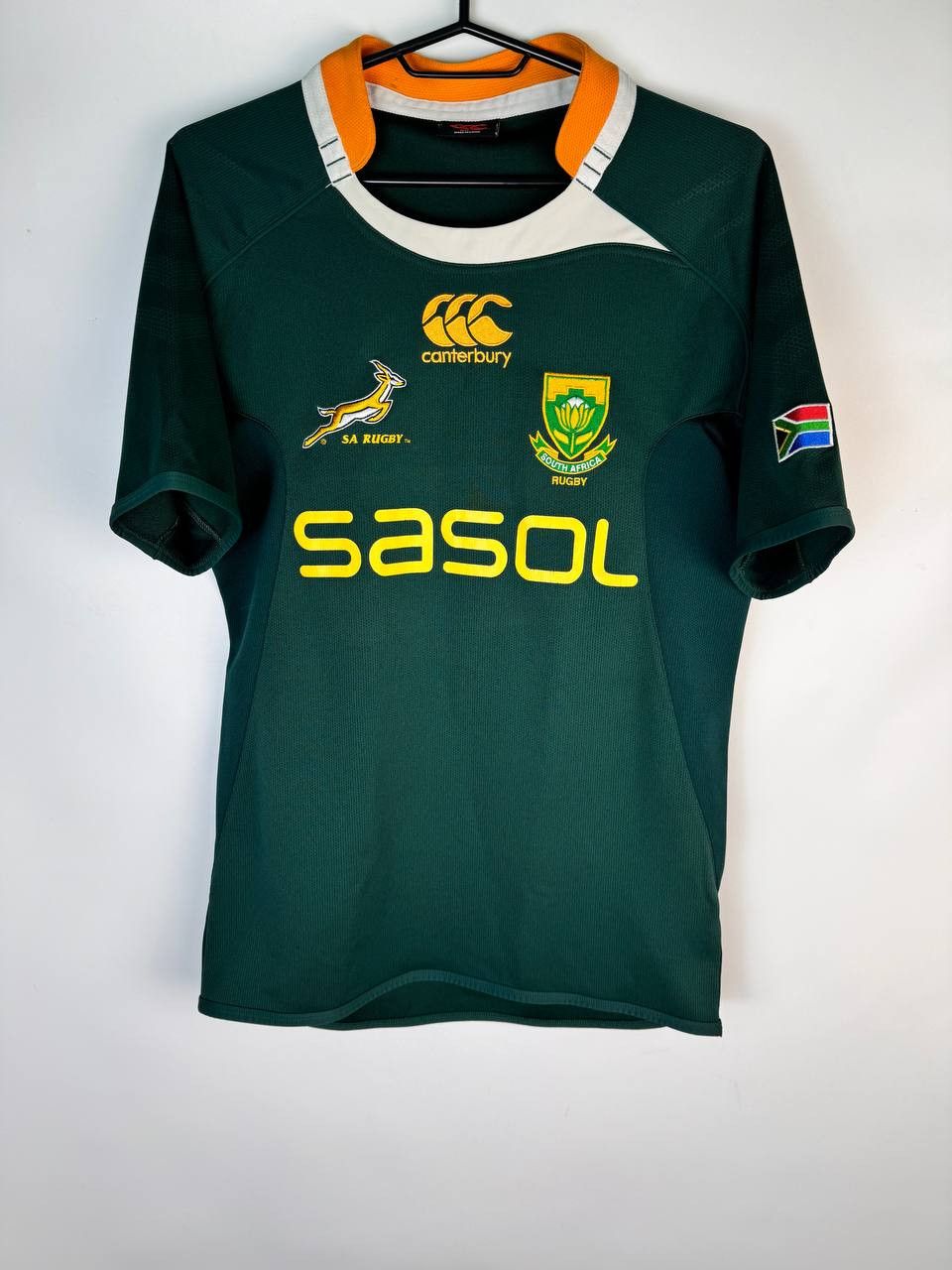 Canterbury of New Zealand Vintage Canterbury South Africa Rugby Union Jersey Trikot Size US S / EU 44-46 / 1 - 1 Thumbnail