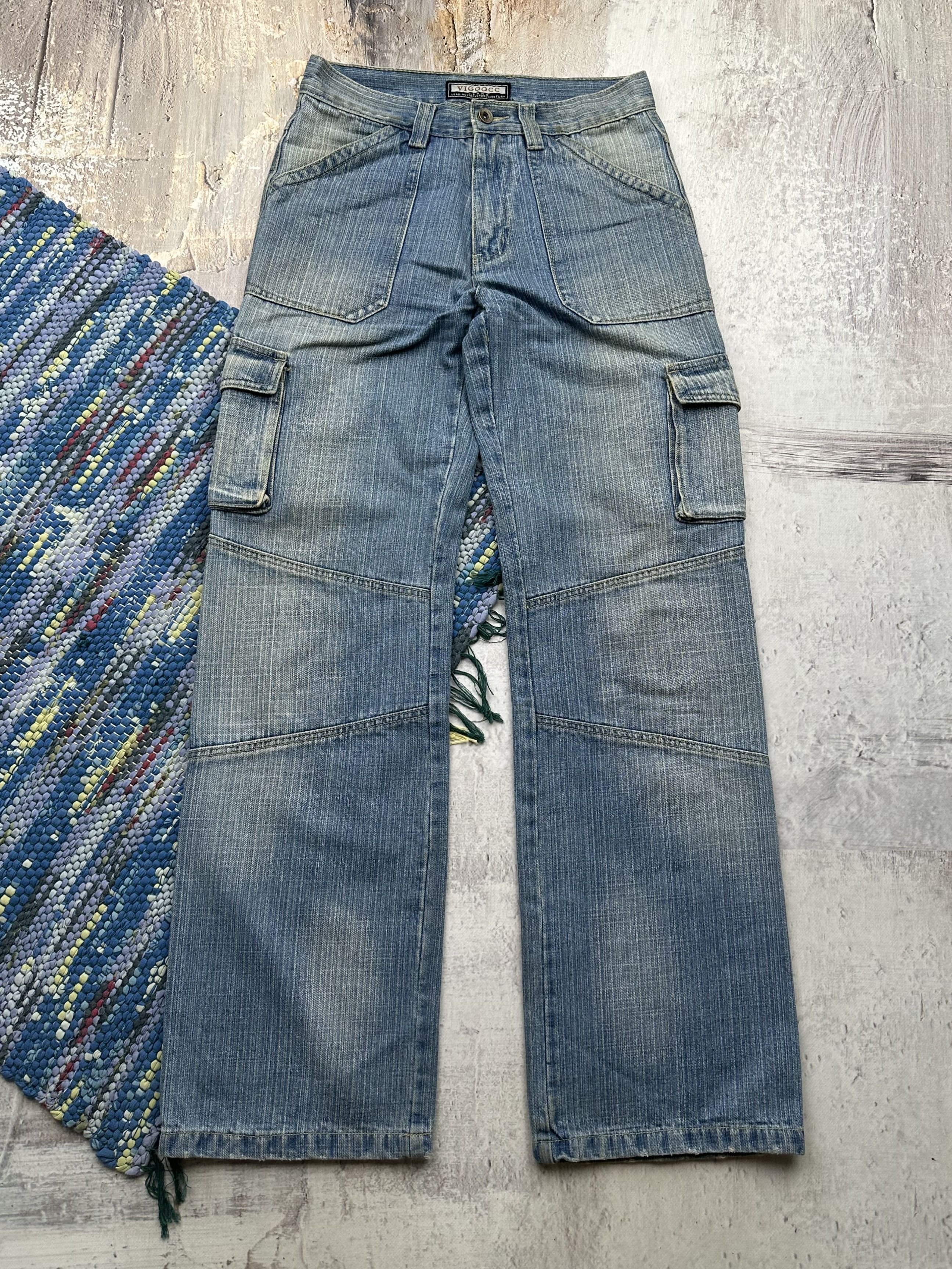 Japanese Brand Vintage Cargo Jeans A638(32) Size US 30 / EU 46 - 1 Thumbnail