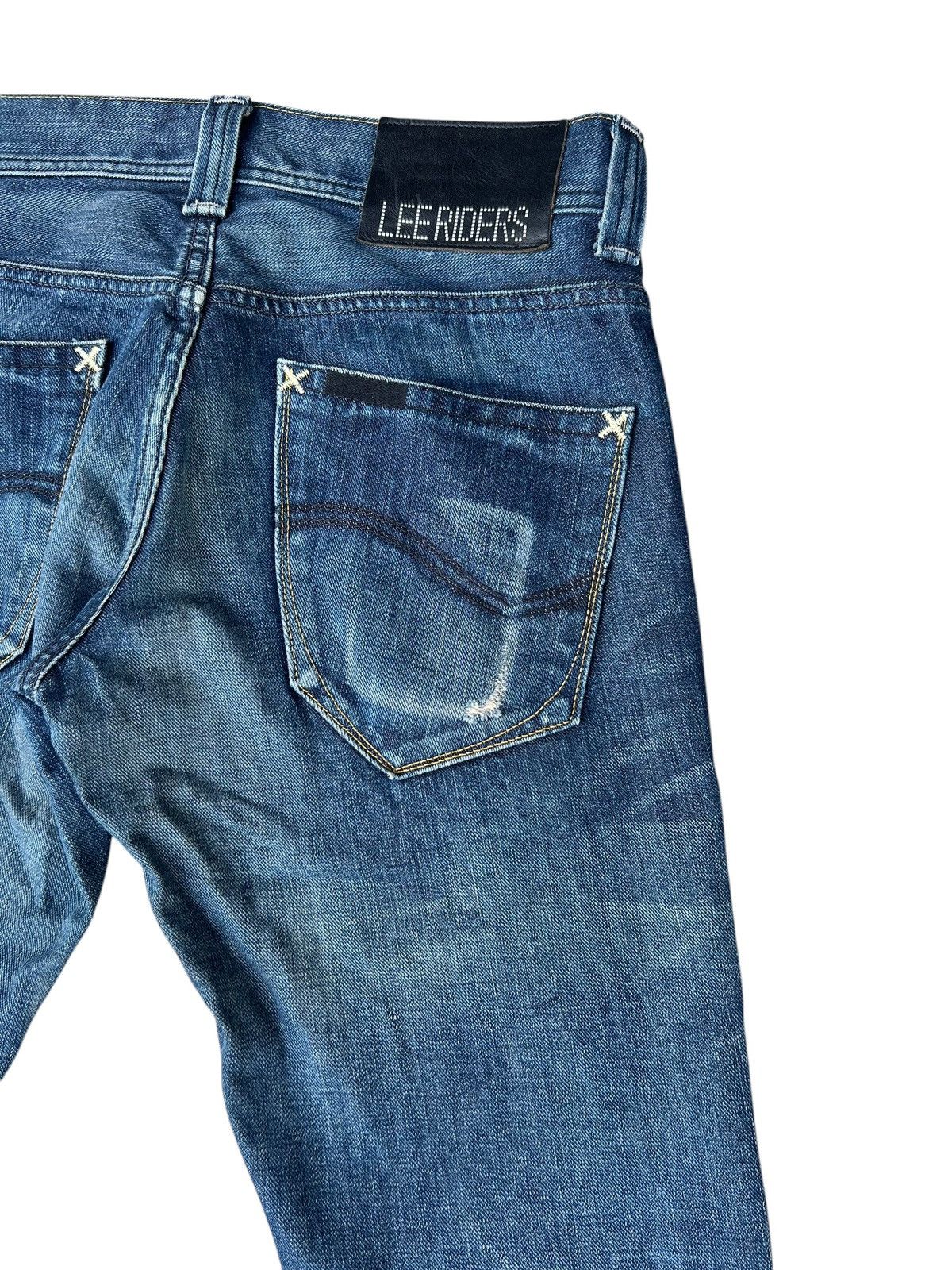 Lee Vintage Y2K Lee Riders Faded Denim Flare Jeans Size US 30 / EU 46 - 19 Thumbnail