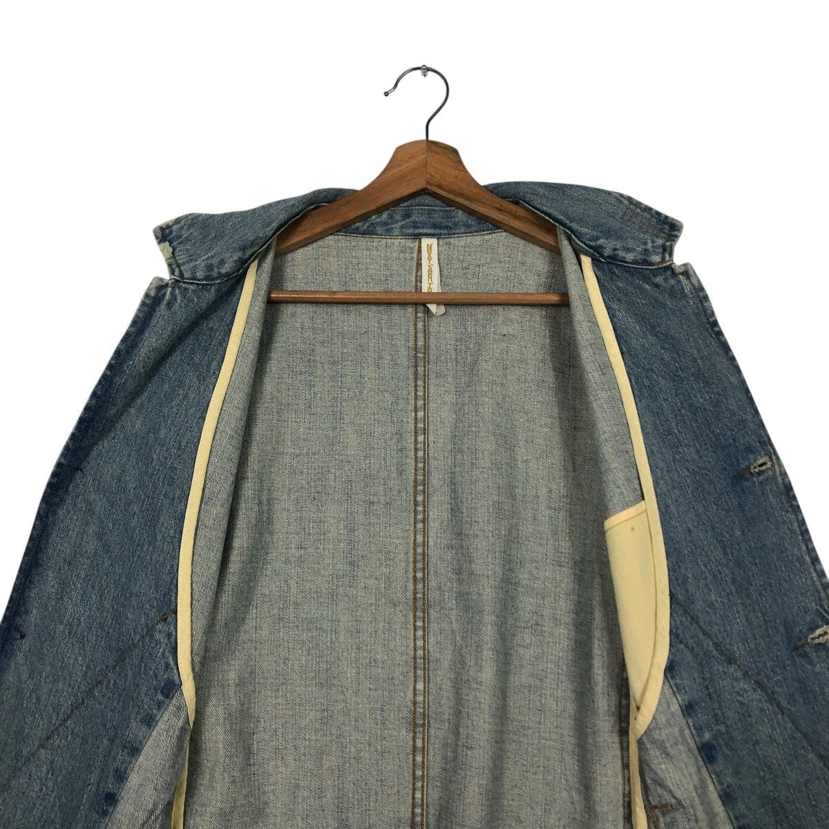 Japanese Brand 🔥VINTAGE CHORE DENIM JACKET NEVER SEEN THING ISSEY MIYAKE Size US M / EU 48-50 / 2 - 16 Thumbnail
