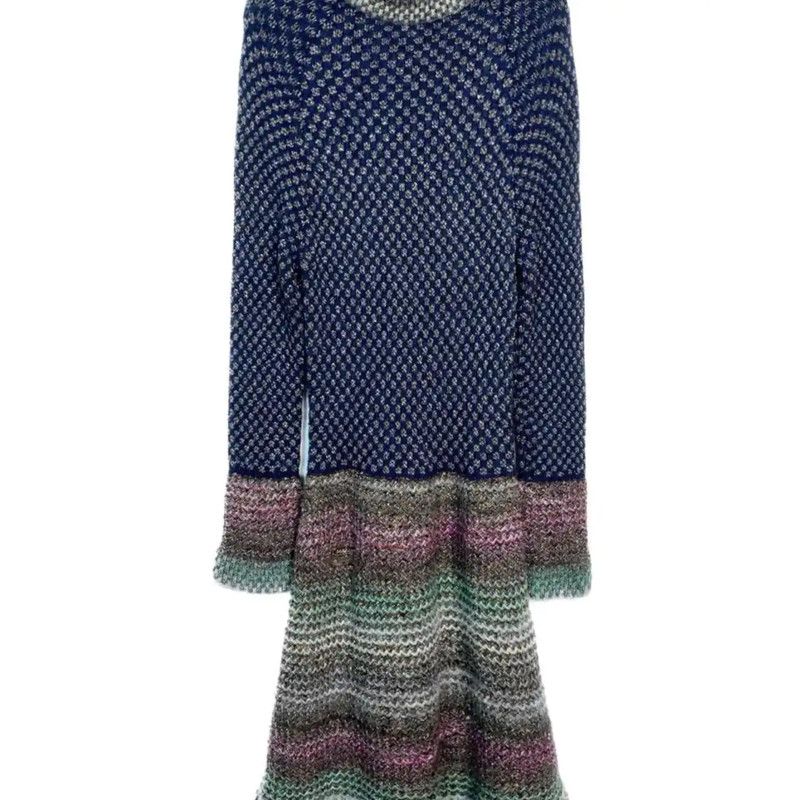Chanel Chanel Colorful Cotton Dress in Size M 0089 Size M / US 6-8 / IT 42-44 - 1 Thumbnail