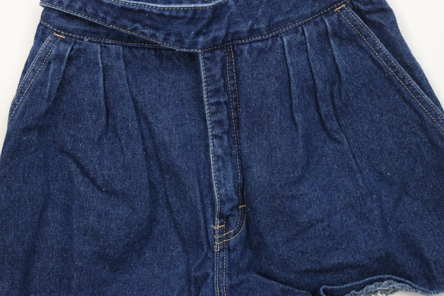 Vintage Vintage 80s 90s Streetwear Gurkha Safari Denim Jean Shorts Size 32" / US 10 / IT 46 - 3 Thumbnail
