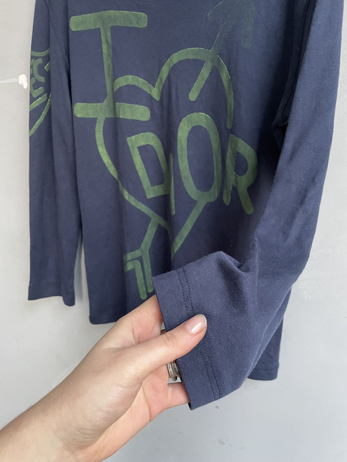 Dior Dior Blue rare Longsleeve Luxury Hey Skool Girl archive 00s Size US S / EU 44-46 / 1 - 7 Thumbnail