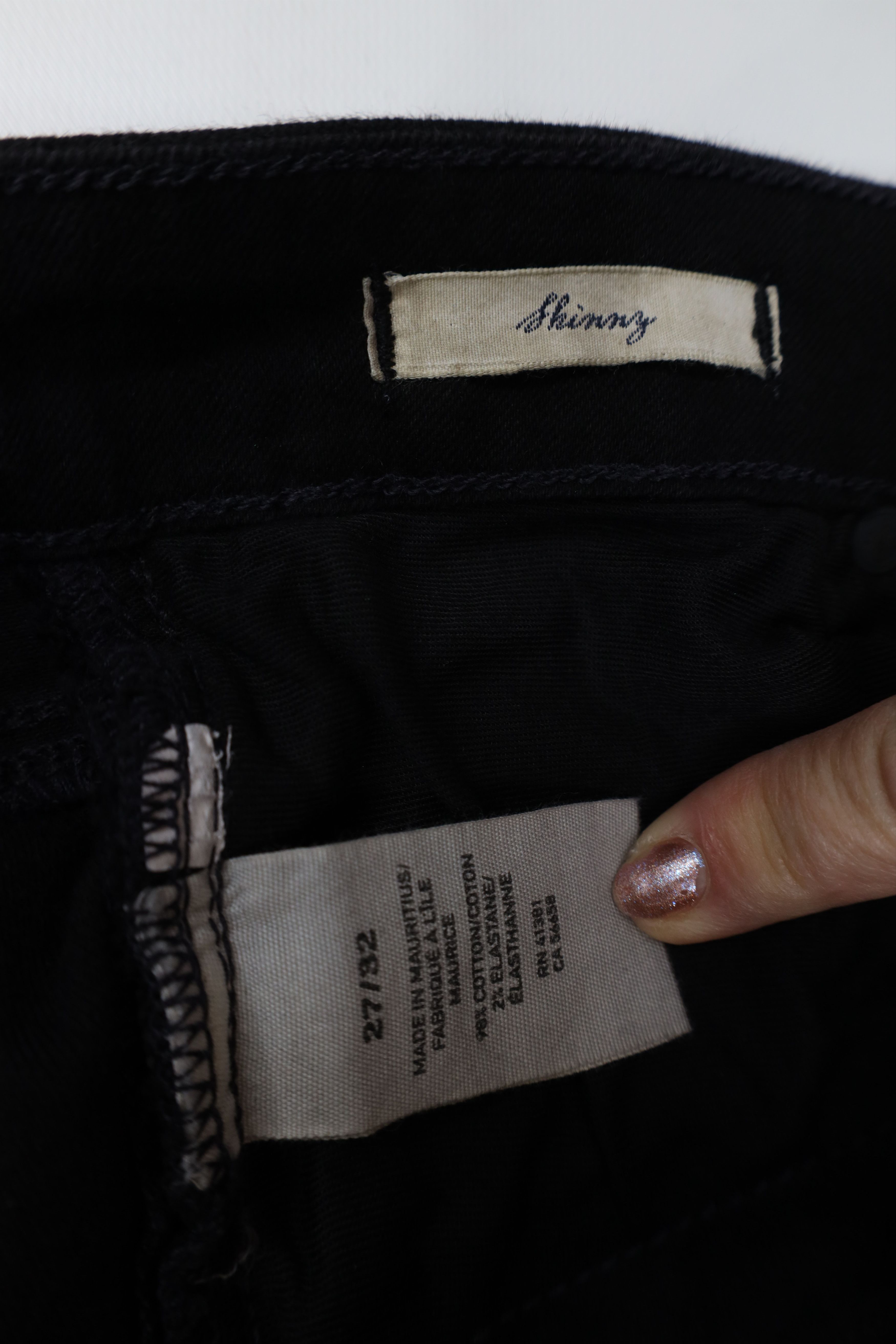 Ralph Lauren Vintage Y2K Ralph Lauren Denim Supply Skinny Leg Jeans Black Size 27" / US 4 / IT 40 - 8 Thumbnail