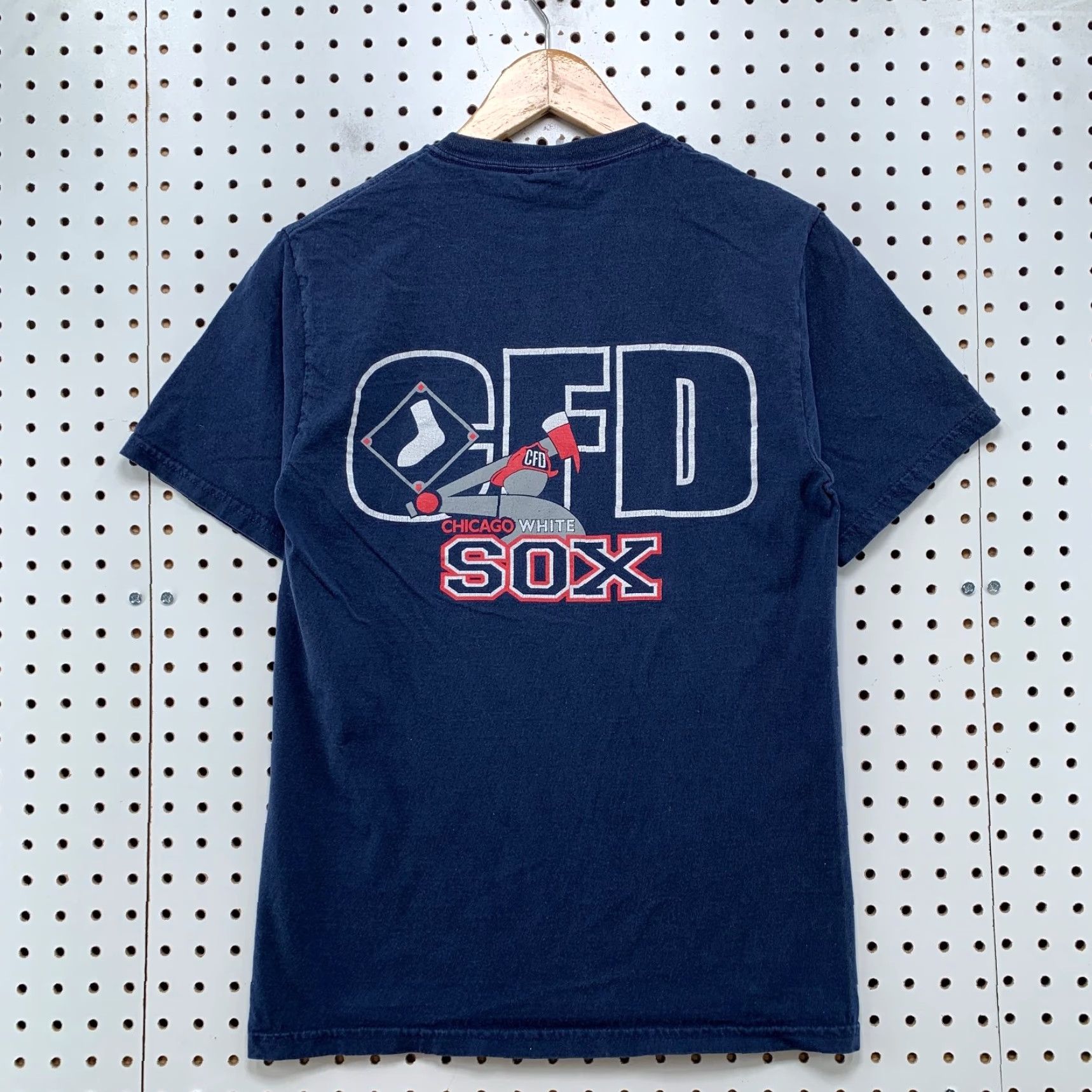 MLB CFD Chicago Fire Department White Sox Shirt Mens Small Blue MLB Baseball Shirt Size US S / EU 44-46 / 1 - 2 Thumbnail