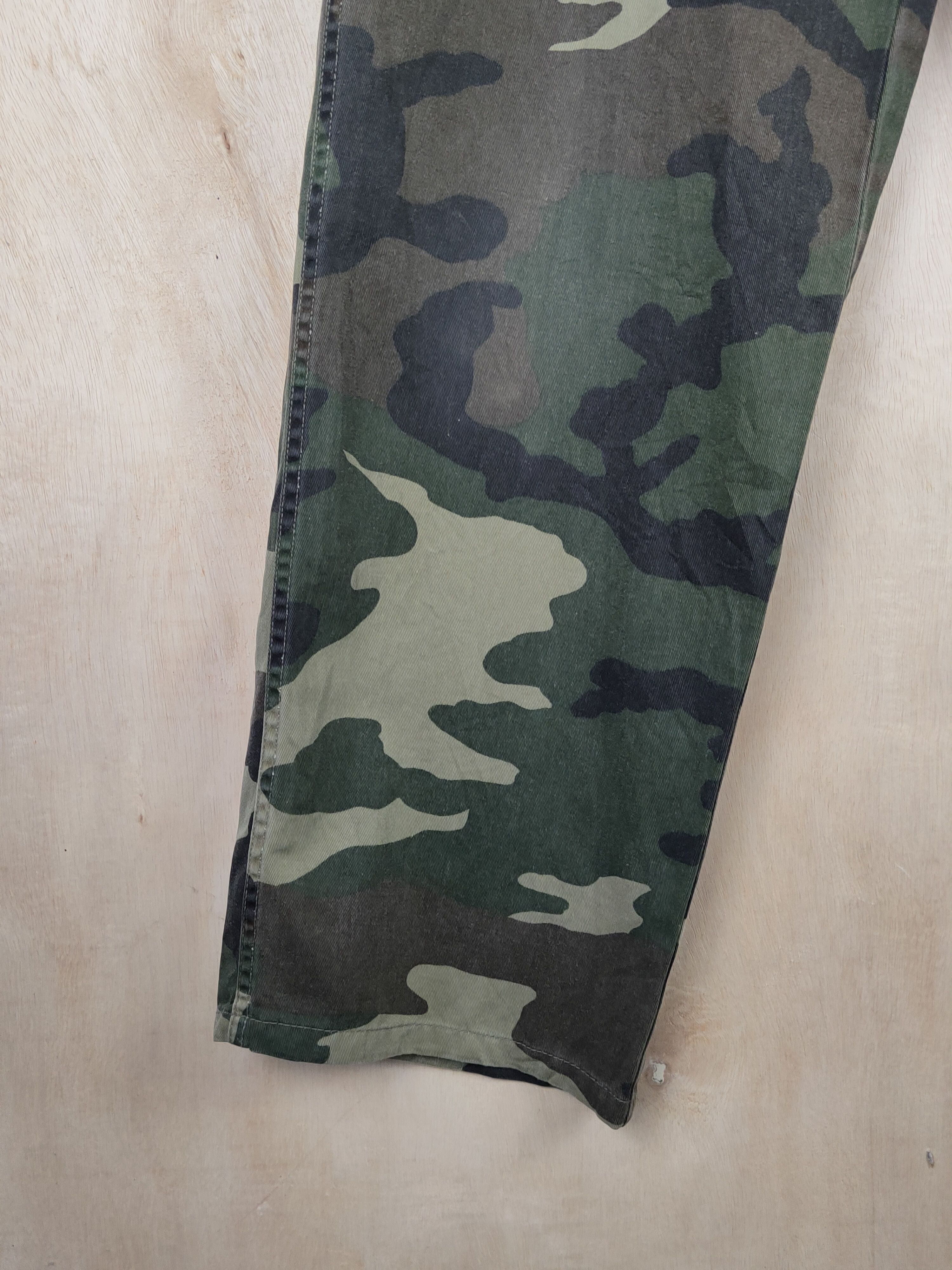 Japanese Brand Oak Pointe Camo Multipocket Tactical Cargo Pants #S2440 Size US 29 - 4 Thumbnail