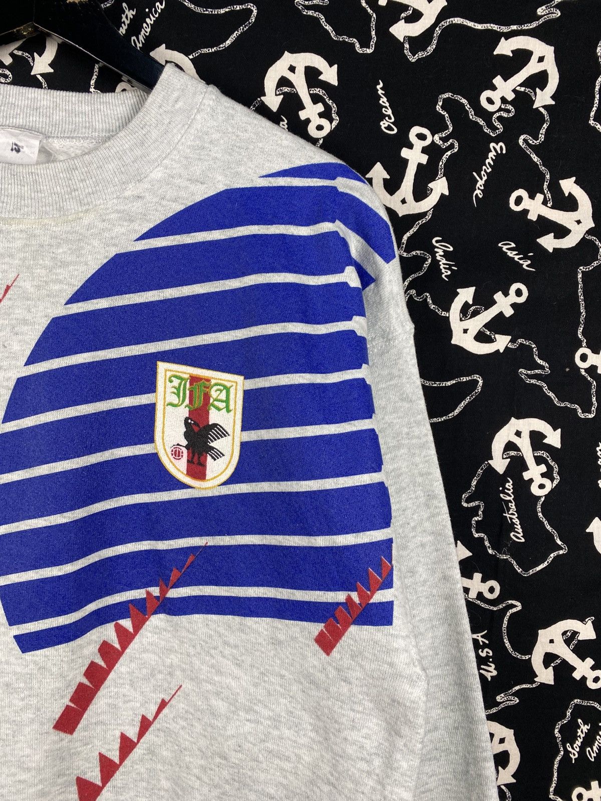Vintage Vintage Japan FA JFA Graphic Sweatshirt Grey Crewneck Size US L / EU 52-54 / 3 - 9 Thumbnail