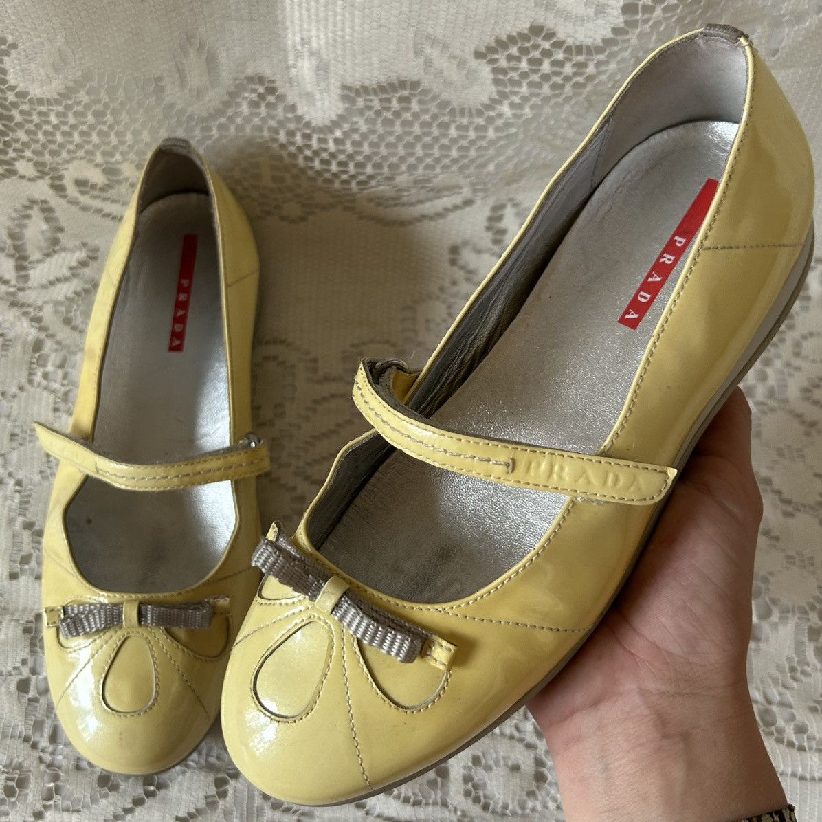 Prada Coquette Prada ballerinas Size US 5 / IT 35 - 2 Thumbnail