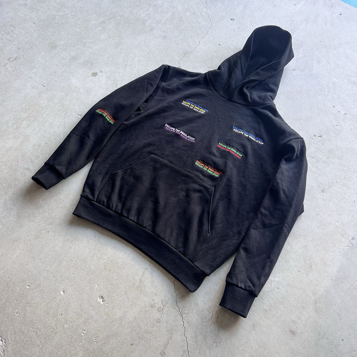 Prolific Escape the Simulation QUOTE EMBROIDERED HOODIE Size US XL / EU 56 / 4 - 3 Thumbnail