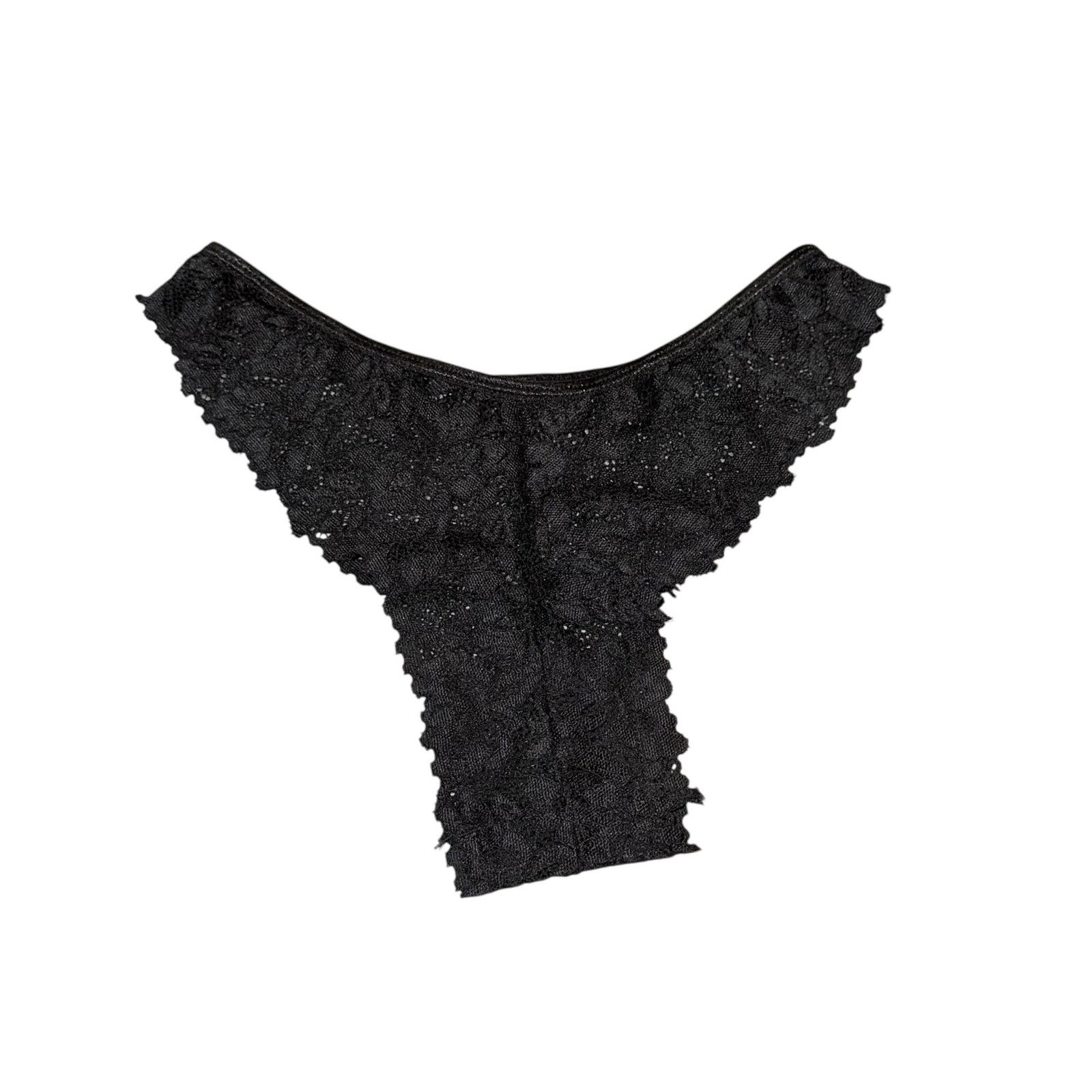Other Frederick's of Hollywood Black Lace Cheeky Panties Lingerie Size ONE SIZE - 1 Thumbnail