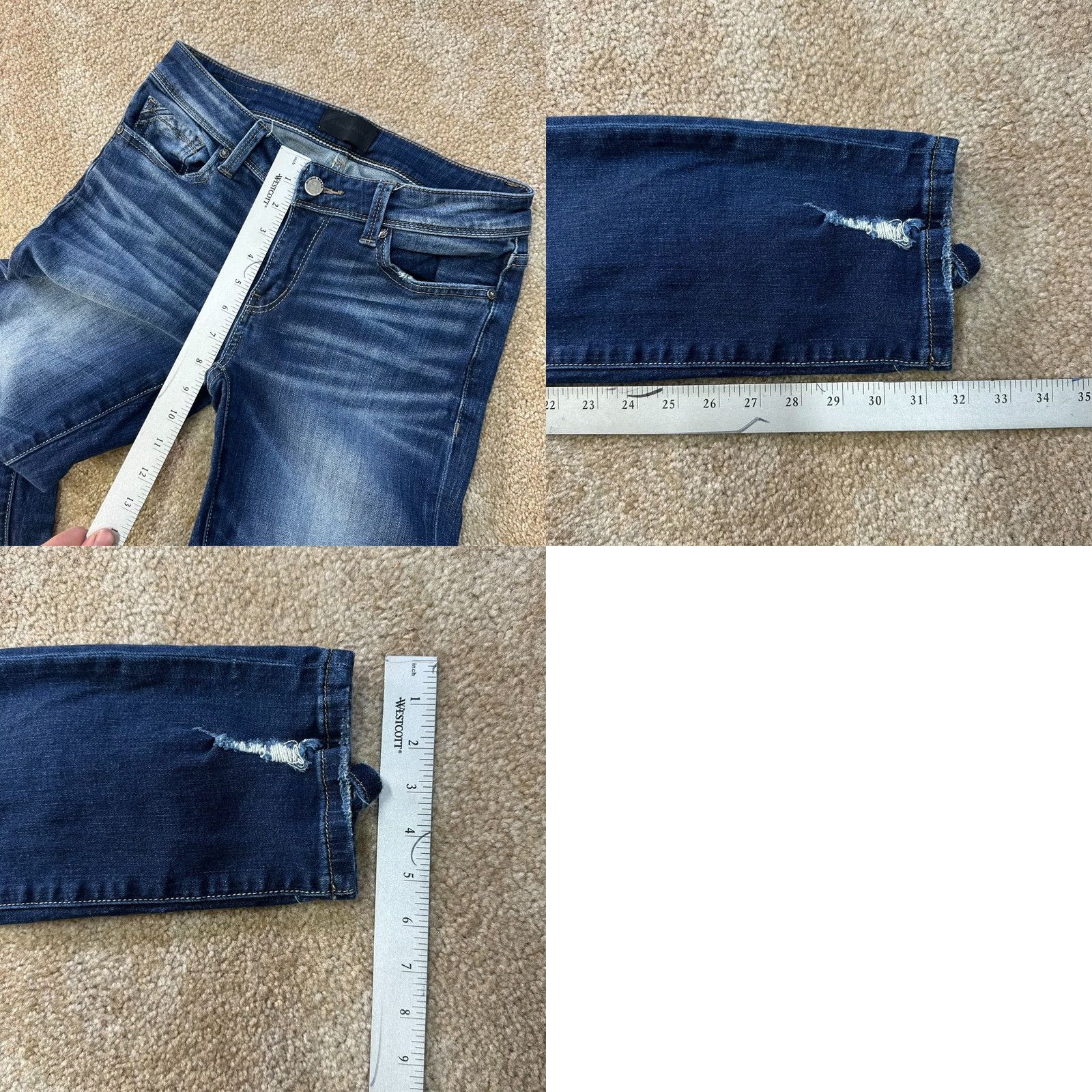 Buckle Black Buckle Black Jeans Women 26x32 Blue Denim Mid Rise 5-Pocket Stretch Bootcut Regular Size Type Jeans Waist 26 in Blues Womens Size 26" / US 2 / IT 38 - 9 Thumbnail