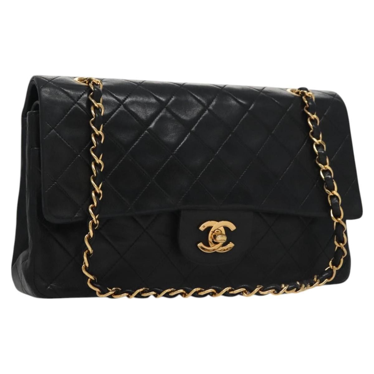 Chanel Chanel Vintage Classic Double Flap Bag Quilted Lambskin Size ONE SIZE - 1 Thumbnail