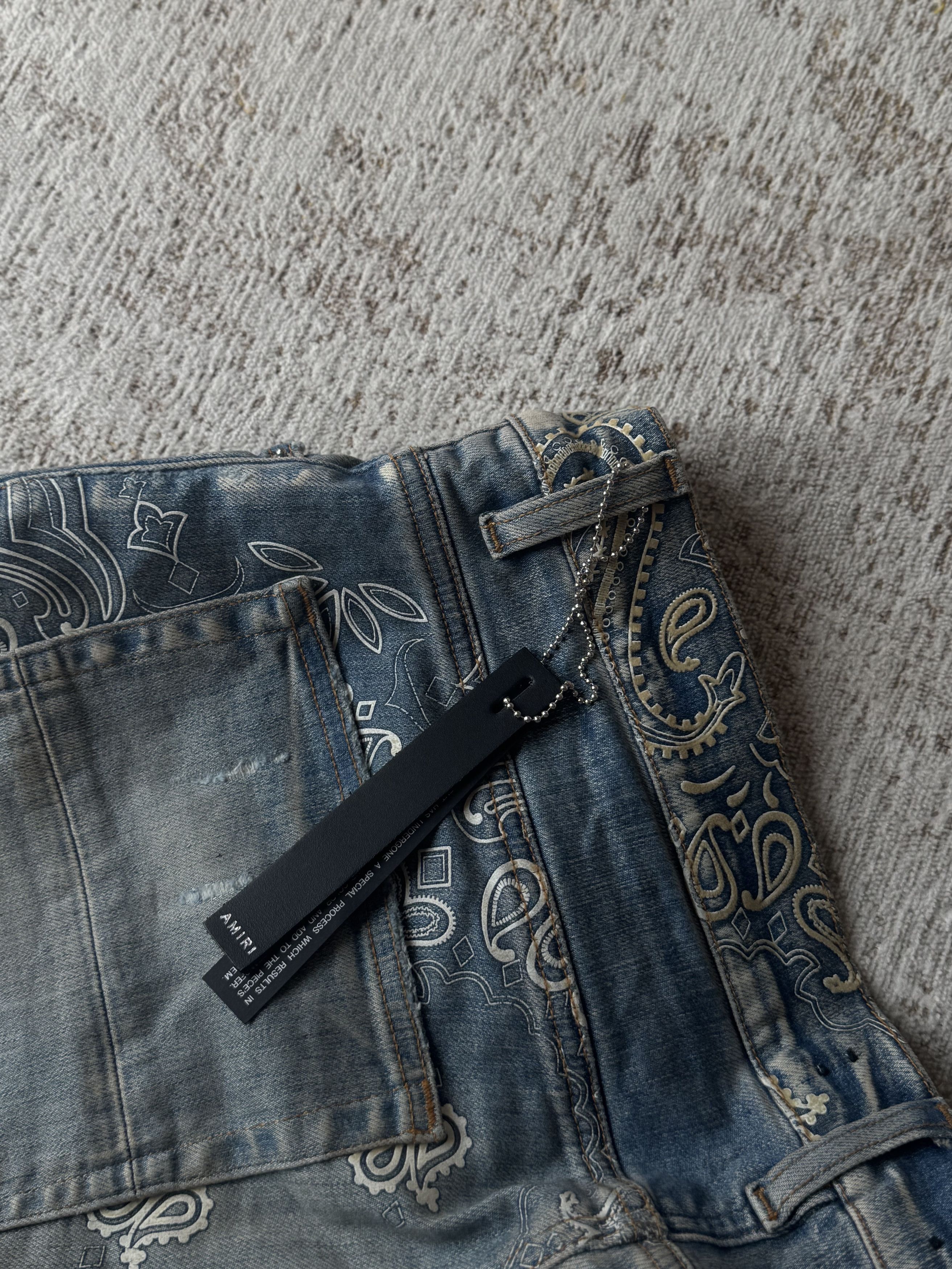Amiri Amiri Bandana Jeans Size US 36 / EU 52 - 4 Thumbnail