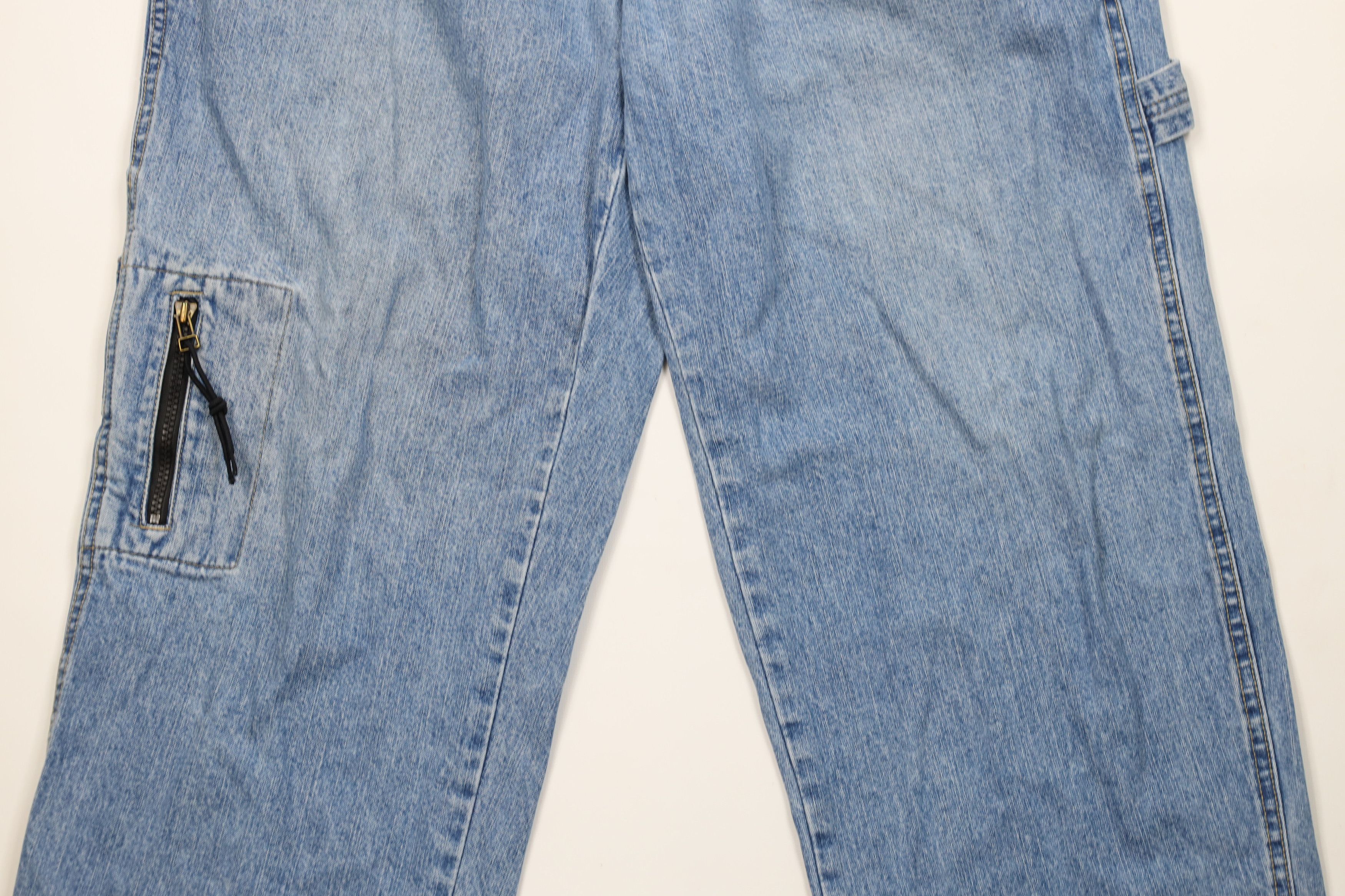 Vintage Vintage 90s Y2K Streetwear Wide Leg Skateboard Jeans Blue Size US 36 / EU 52 - 3 Thumbnail