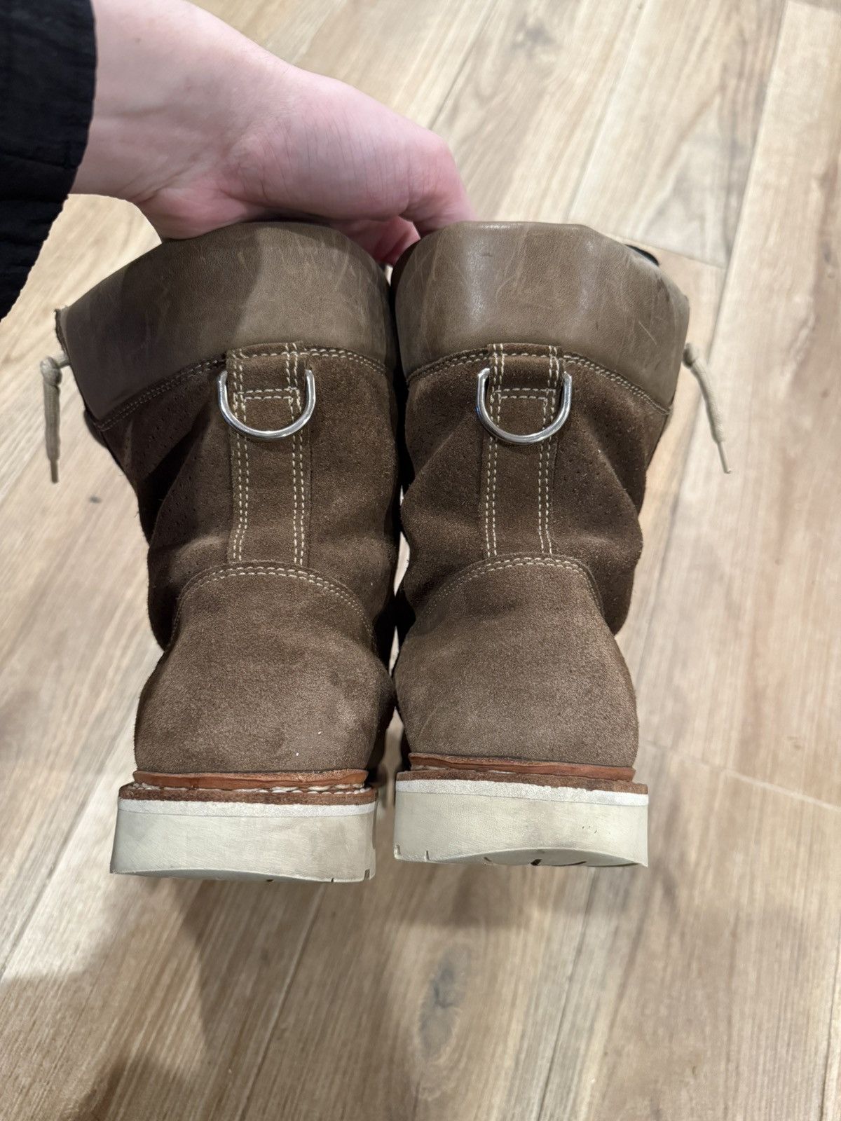 Balmain Balmain Brown Suede Biker Boots Size US 9 / EU 42 - 6 Thumbnail