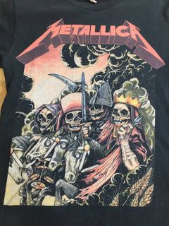 Size S 80s Metallica kill em All Band Tee Shirt 