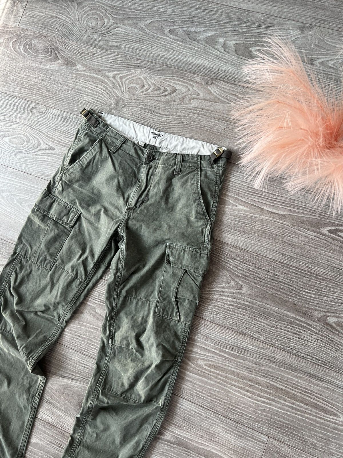 Carhartt × Carhartt Wip ‼️Carhartt Wip Regular Cargo Y2k Box Logo Rap Pants‼️ Size US 36 / EU 52 - 6 Thumbnail