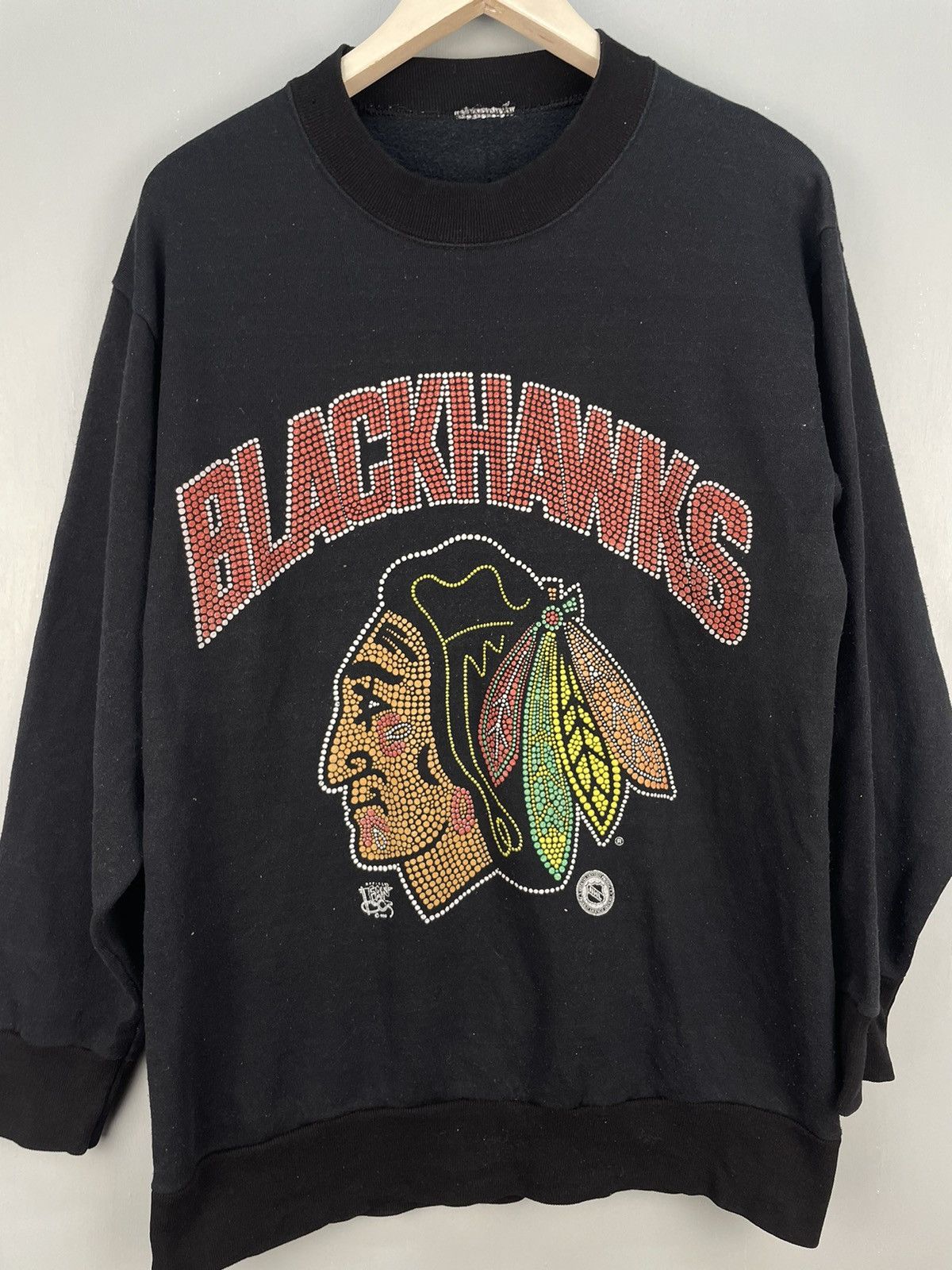 NHL Vintage 90s Blackhawks NHL sweatshirt Size US M / EU 48-50 / 2 - 3 Thumbnail