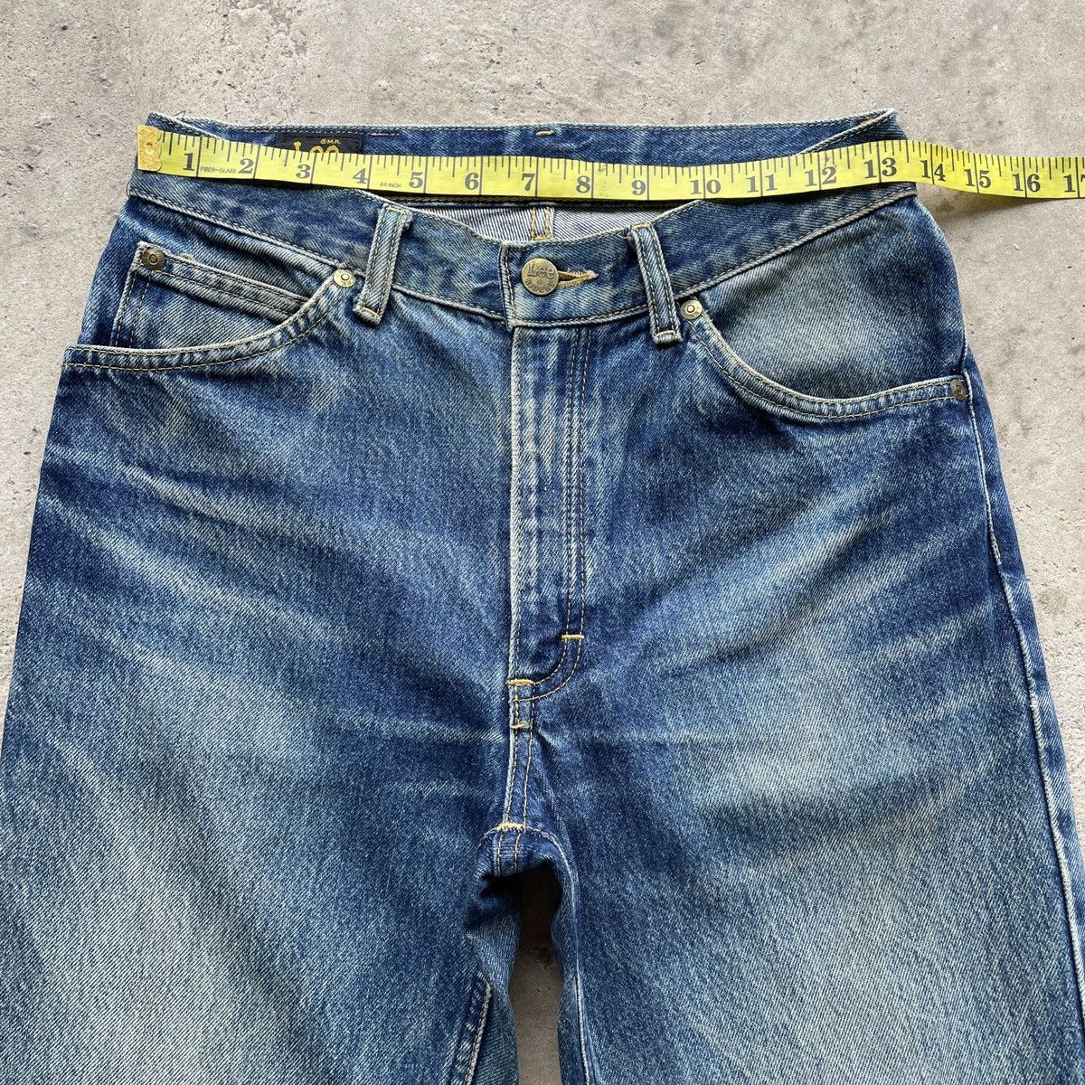 Jean × Lee × Vintage Vintage Lee Distressed Jeans Denim Pants W27x28.5 Size US 27 - 5 Thumbnail