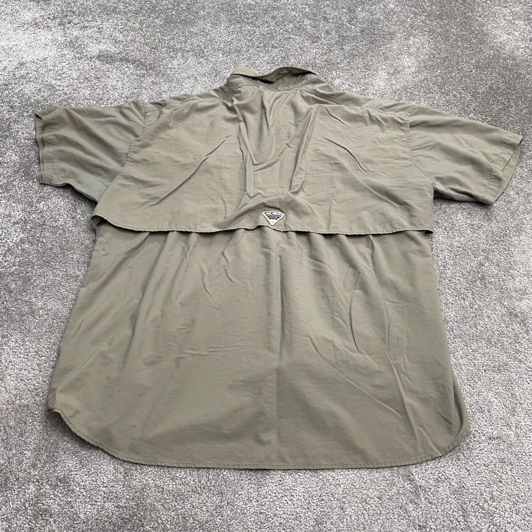 Vintage Columbia PFG Omni Shade Shirt Mens 2XL Brown Button Down Short Sleeve Fishing Size US XXL / EU 58 / 5 - 2 Thumbnail