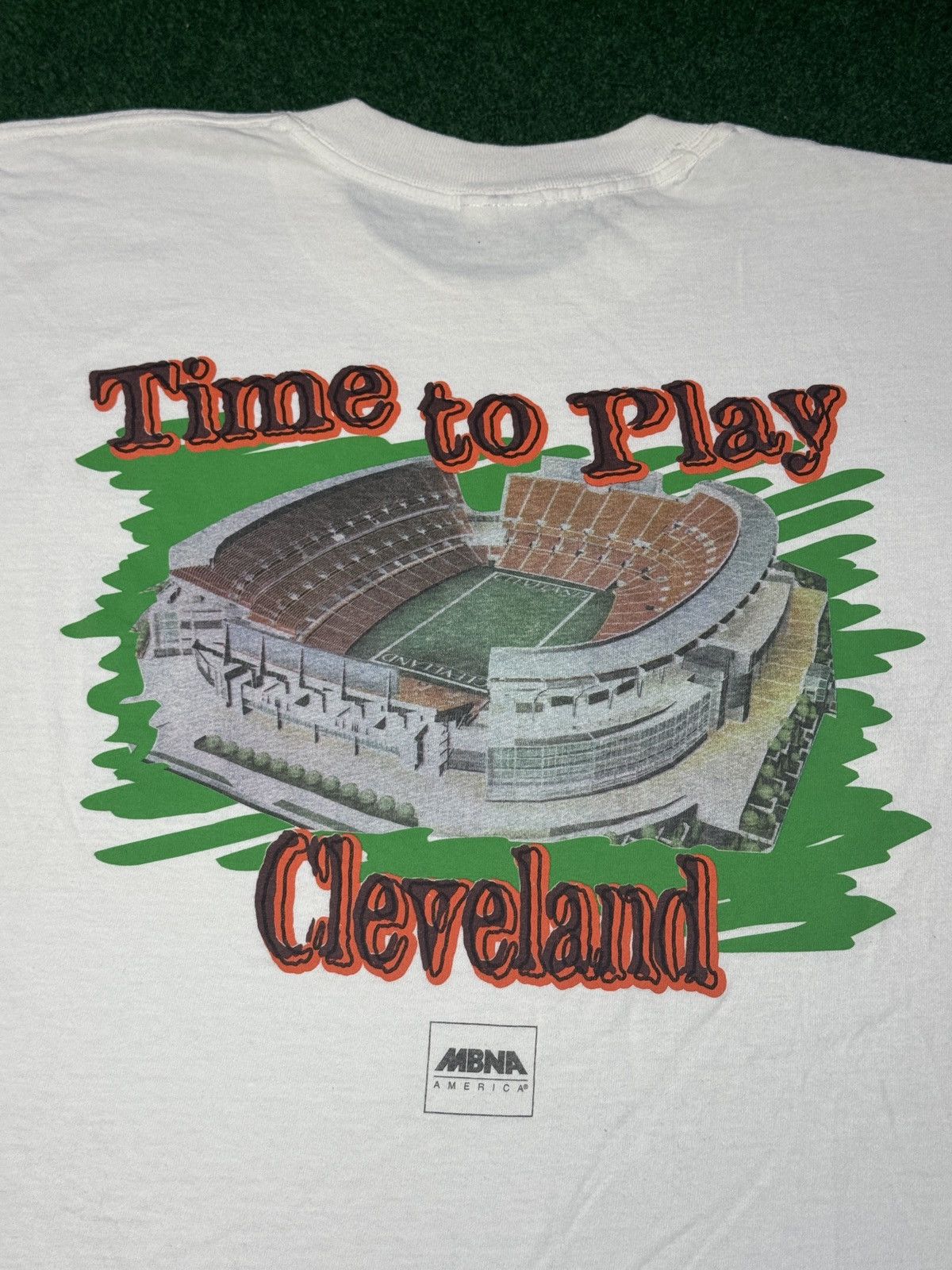 NFL Vintage 90s Time To Play Cleveland Browns 1999 XL T Shirt Size US XL / EU 56 / 4 - 2 Thumbnail