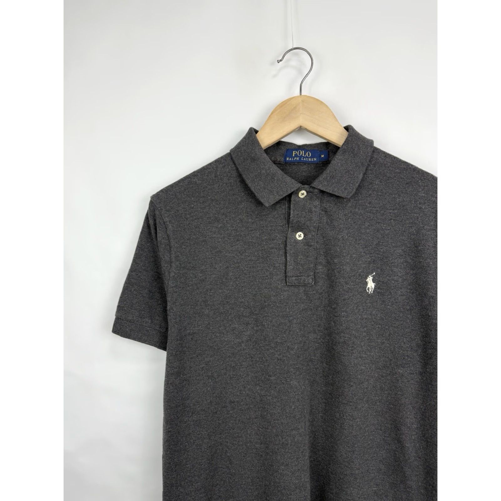 Ralph Lauren VINTAGE Polo Ralph Lauren Polo T-Shirt Retro Rare Hype M Gray Mens Polo Shirt Size US M / EU 48-50 / 2 - 4 Thumbnail