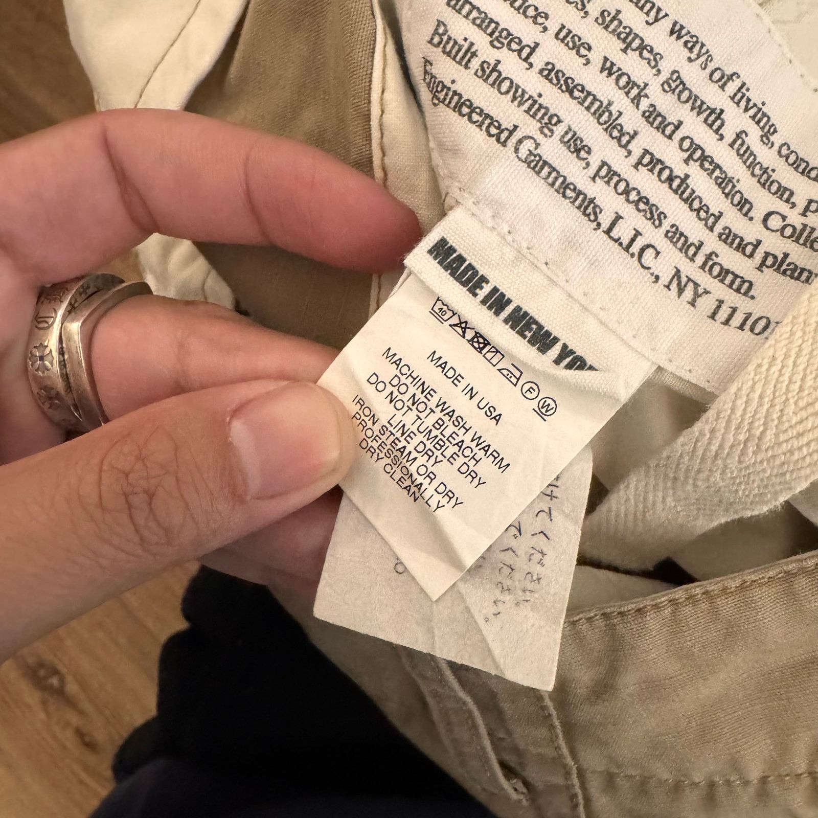 Engineered Garments Engineered Garments New York Tan Double Knee Carpenter Pants Size US M / EU 48-50 / 2 - 8 Thumbnail