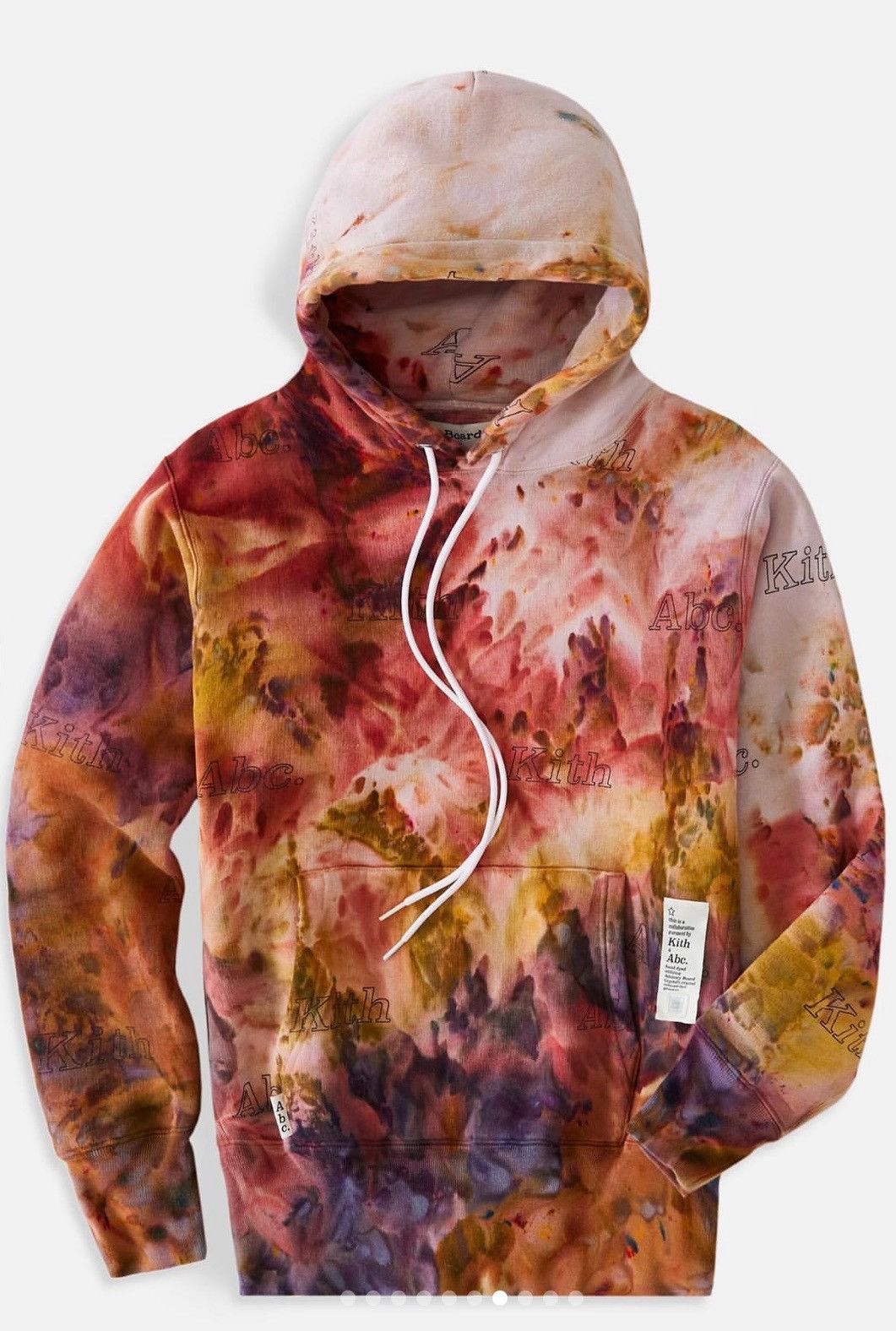 Advisory Board Crystals × Hypebeast × Kith Large Kith Desert Tie Dye Hoodie Fire ABC Sweatshirt Size US L / EU 52-54 / 3 - 5 Thumbnail