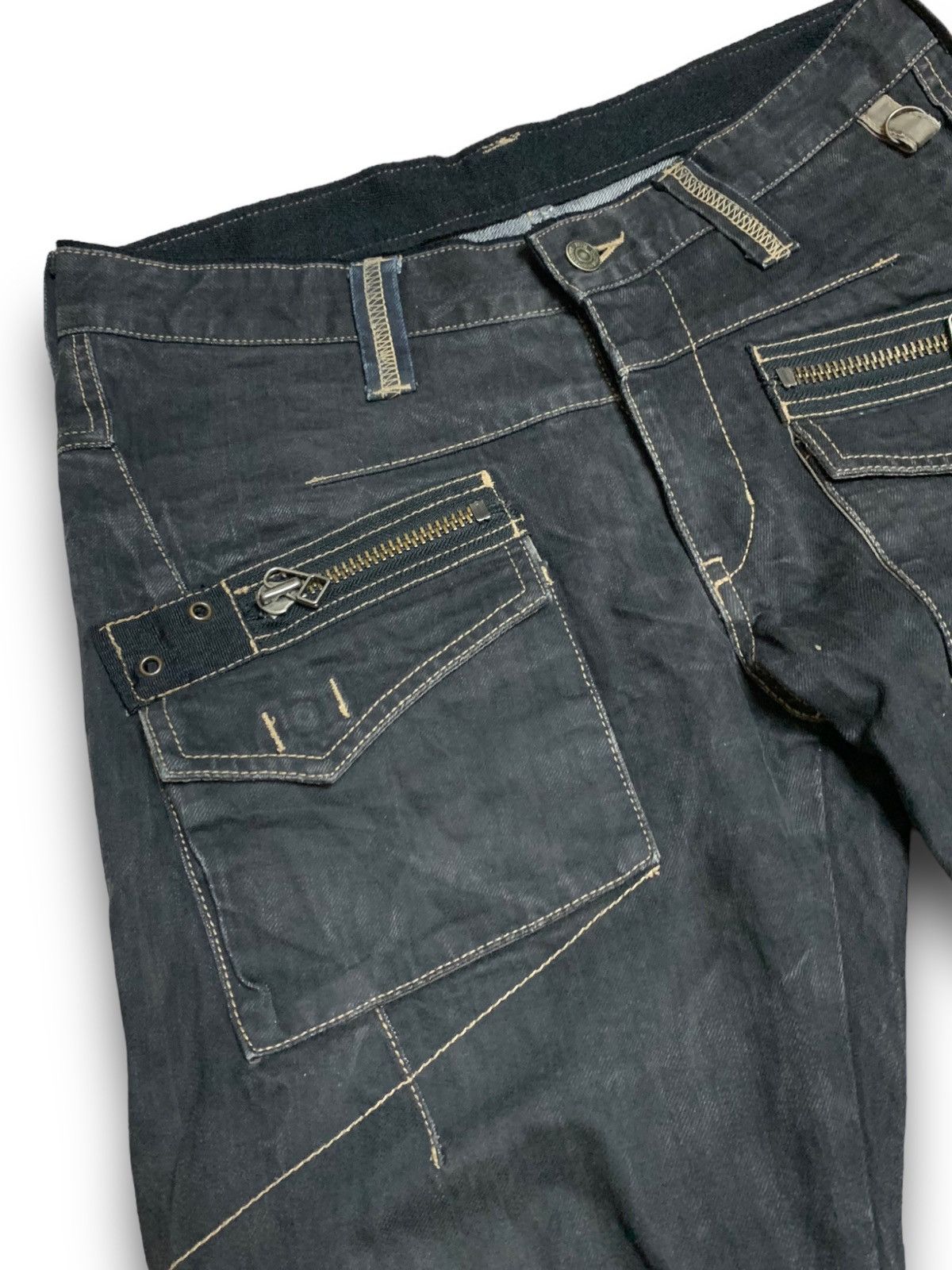 Designer × Japanese Brand × PPFM PPFM MULTI POCKET AND ZIP RARE DESIGN JAPANESE BRAND DENIM Size US 34 / EU 50 - 10 Thumbnail