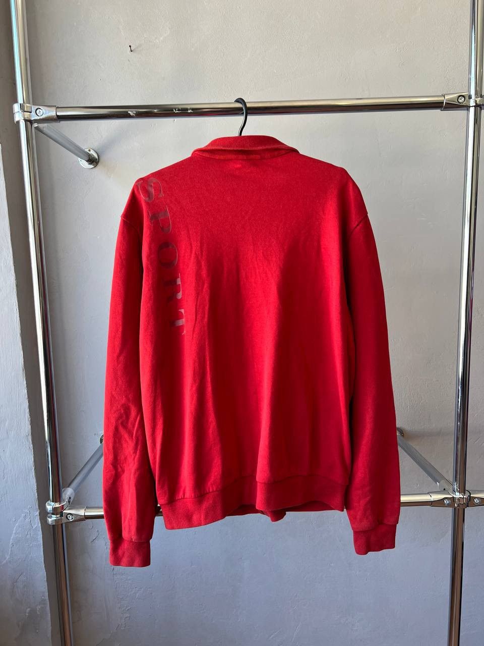 Burberry BURBERRY SPORT RED CASUAL MENS FULL ZIP BIG LOGO SWEATSHIRT Size US XL / EU 56 / 4 - 15 Thumbnail