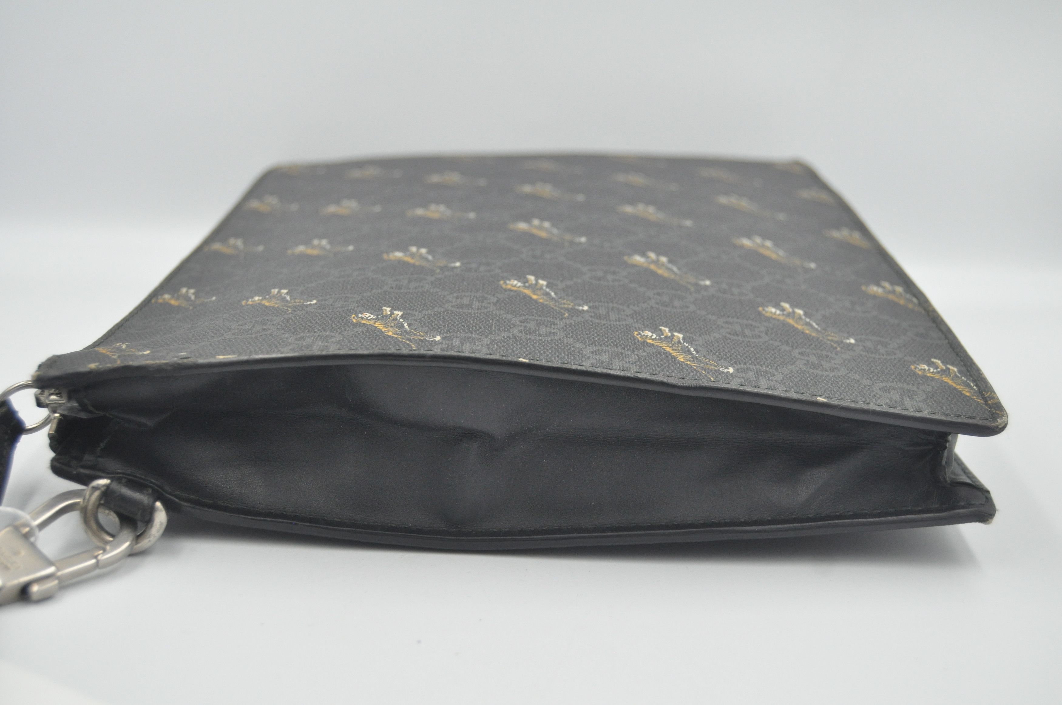 Gucci Gucci - Pre-Fall 2019 - GG Supreme Tiger-Print Clutch Size ONE SIZE - 6 Thumbnail