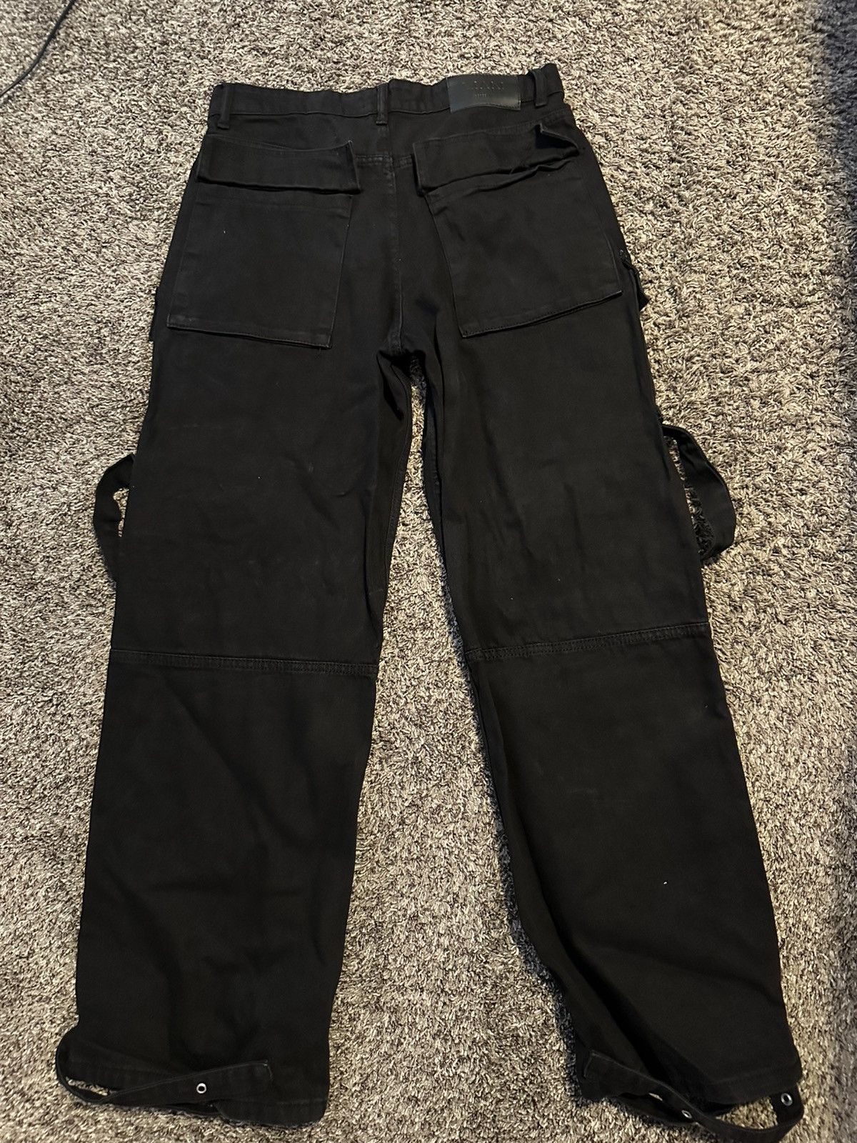 Boohoo BoohooMAN Black Baggy Grudge Jeans Size US 32 Size US 32 / EU 48 - 6 Thumbnail