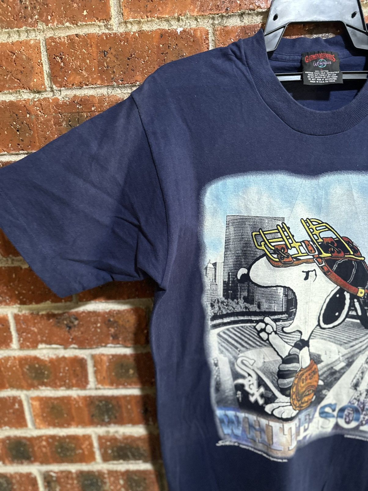 Vintage White Sox X Peanuts Faded Tee