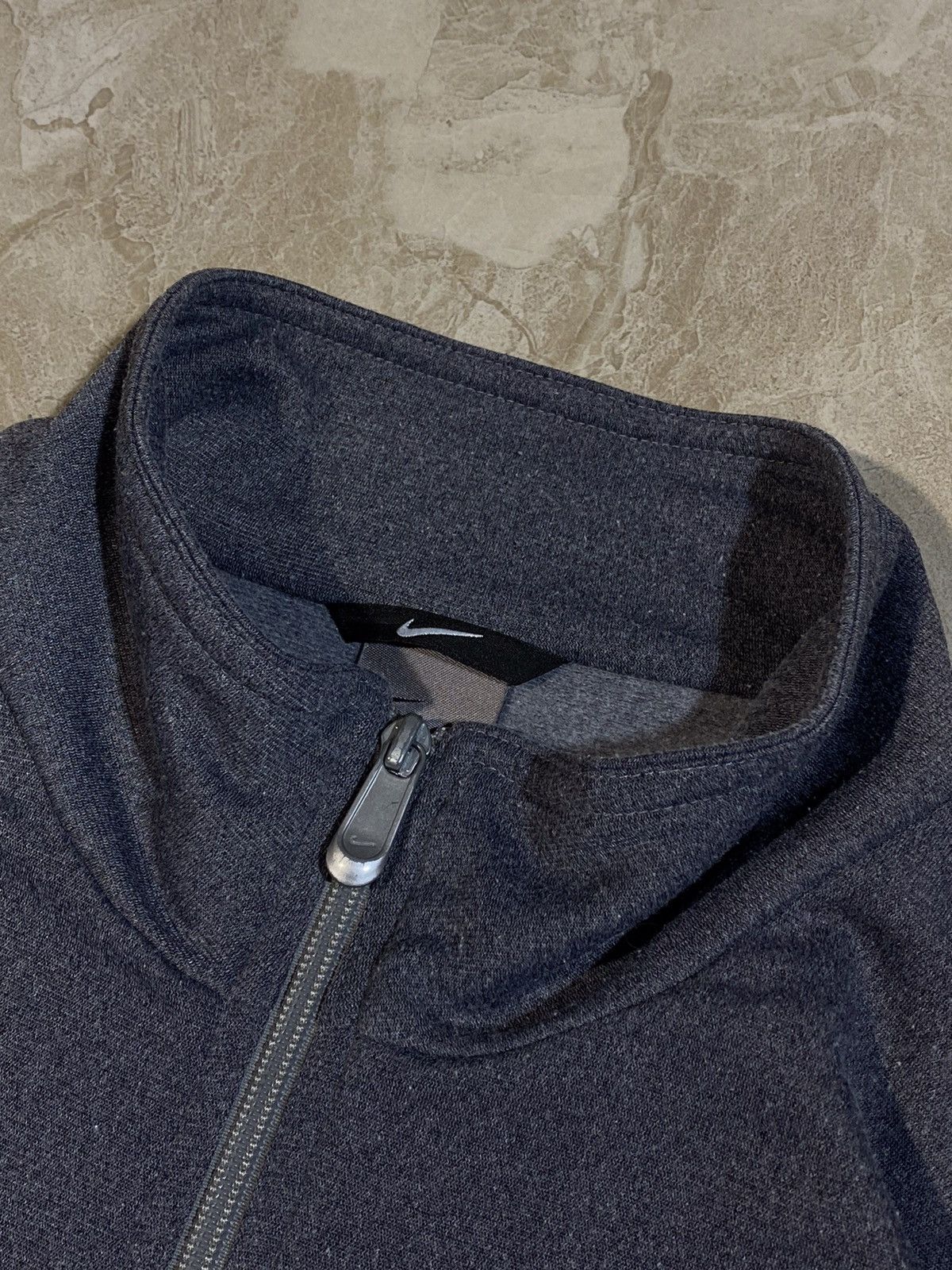 Nike Y2k Nike streetwear style swoosh logo drill zip up track top Size US XL / EU 56 / 4 - 12 Thumbnail