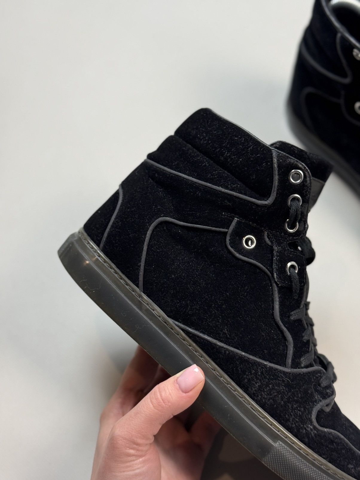 Balenciaga Balenciaga City Suede High Top Lace Up Basket Sneakers Shoes Size US 8 / IT 38 - 4 Thumbnail