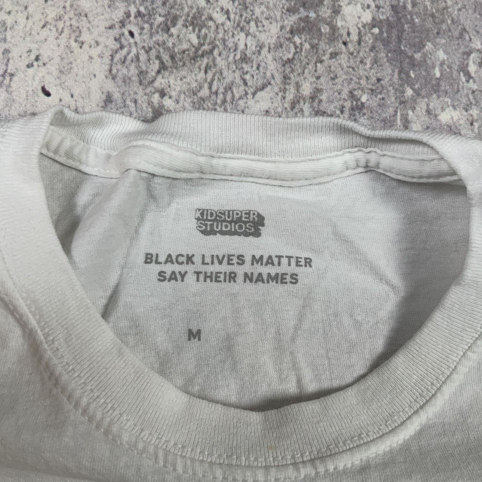 KidSuper KidSuper Studios T-Shirt Mens Medium White BLM Size US M / EU 48-50 / 2 - 4 Thumbnail
